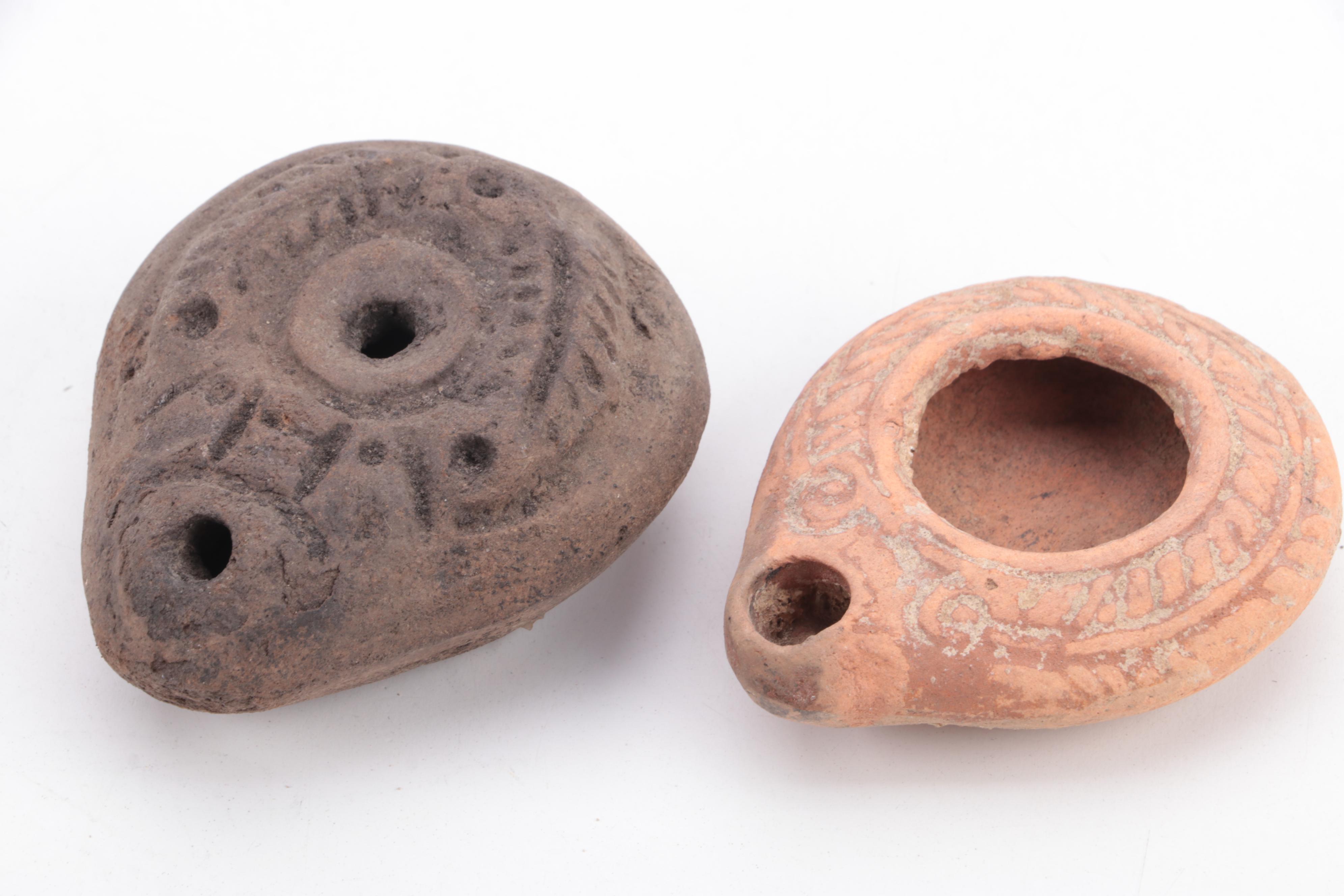 Ancient Clay Oil Lamps