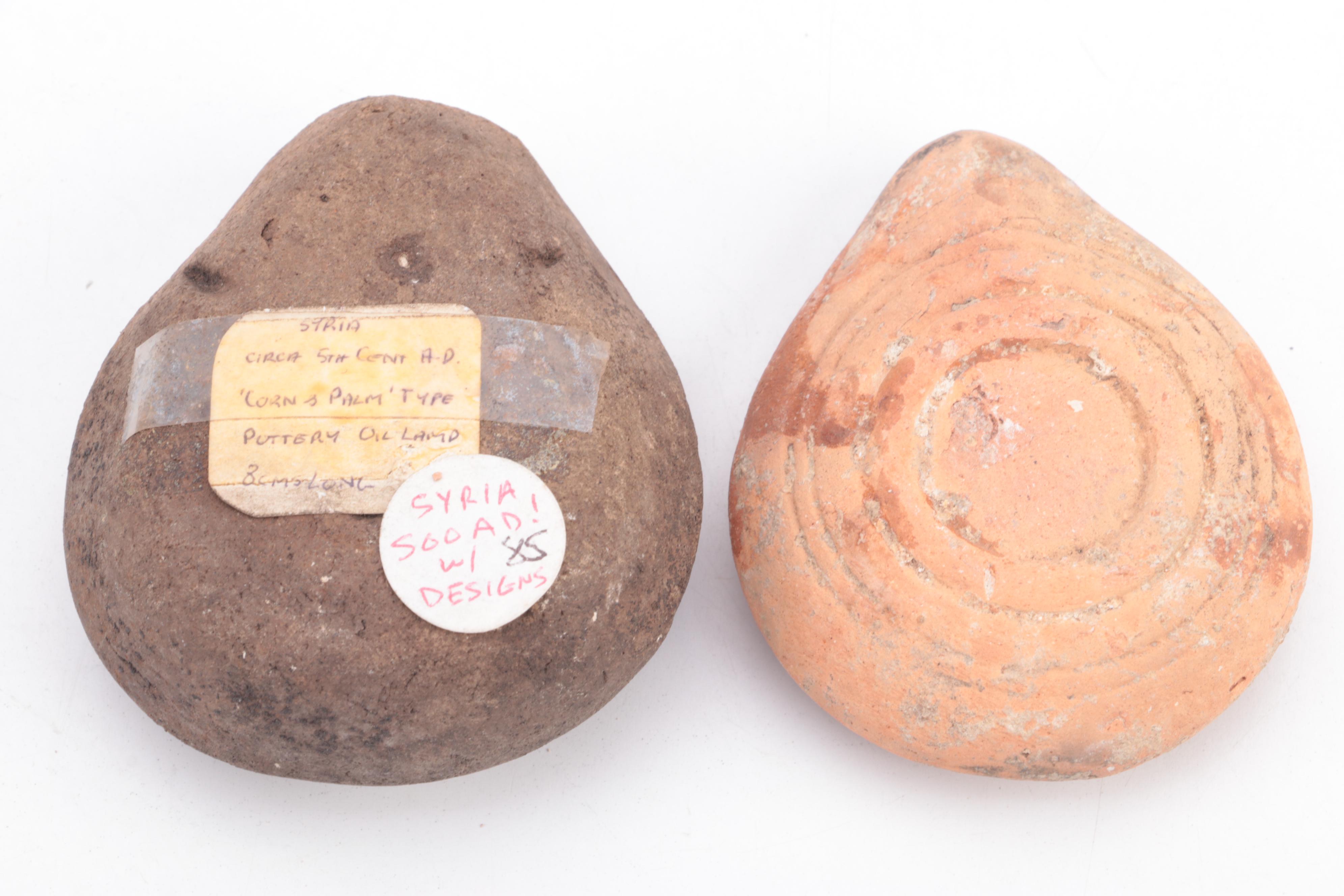 Ancient Clay Oil Lamps