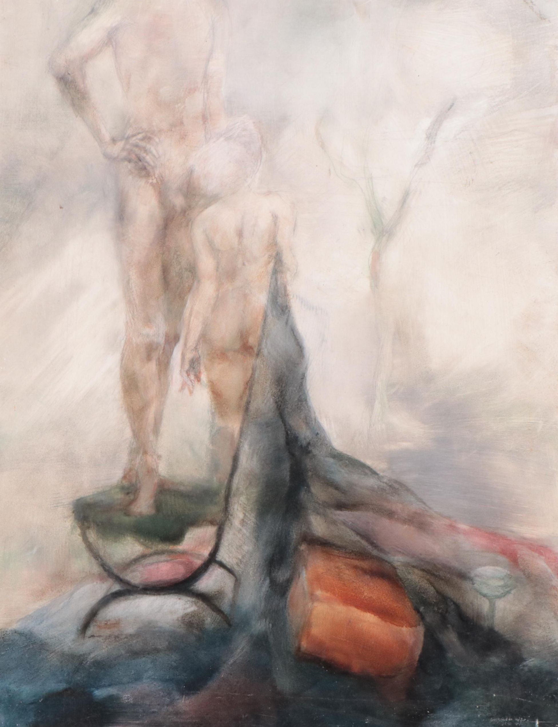 Sarah Szabo Surrealist Figural Oil Painting, 21st Century