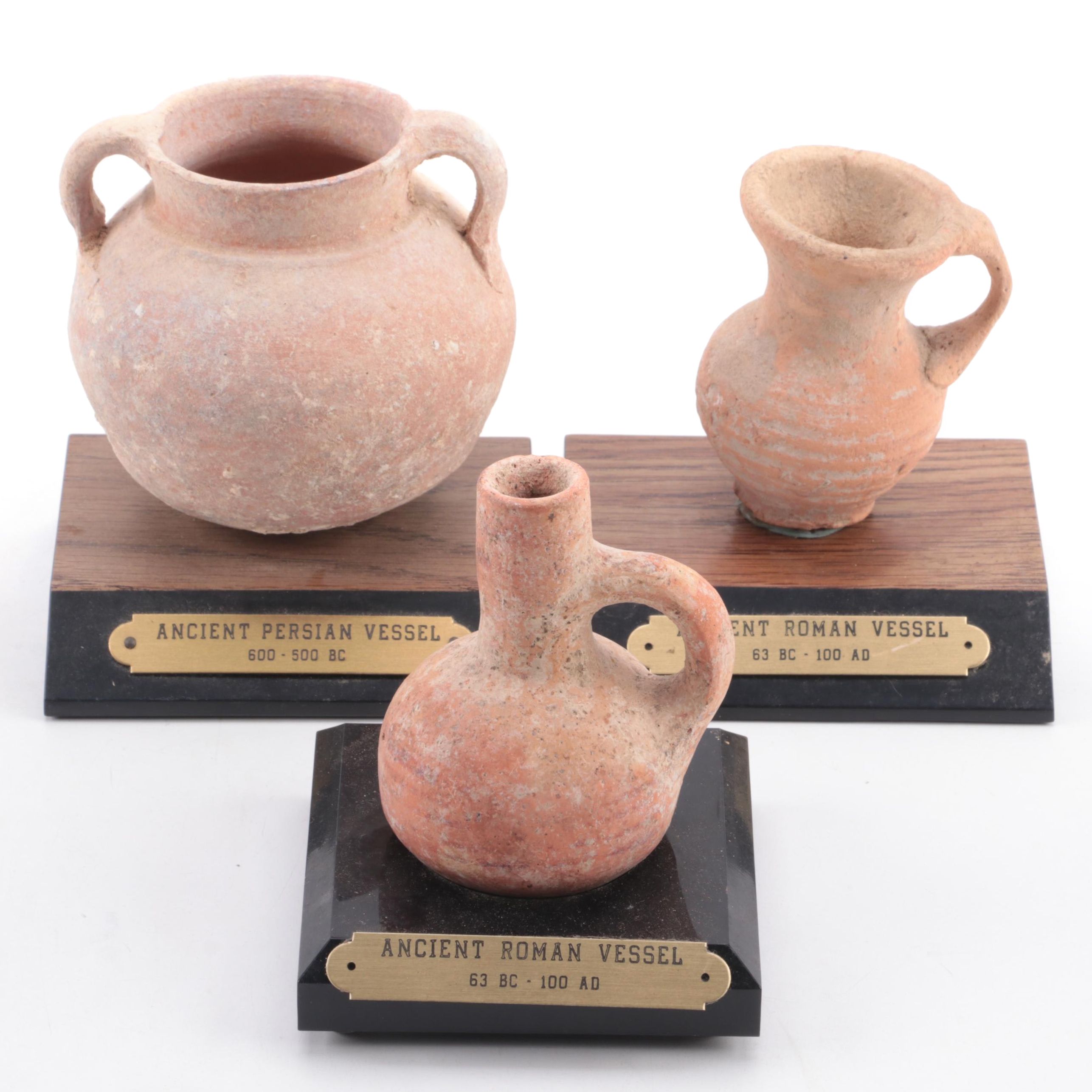 Ancient Roman Vessels and Ancient Persian Vessel