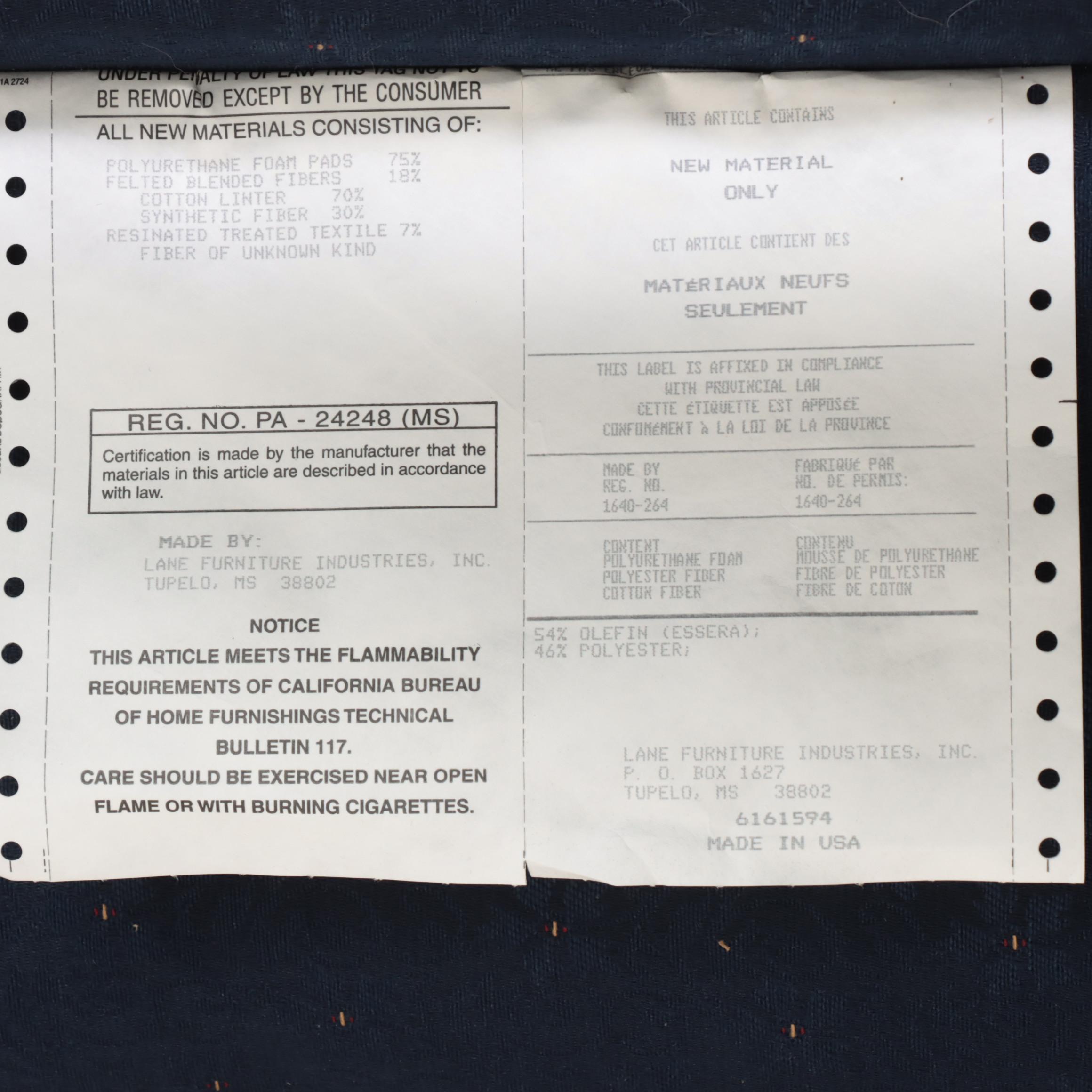 Queen Anne Style Wingback Manual Recliner Chair