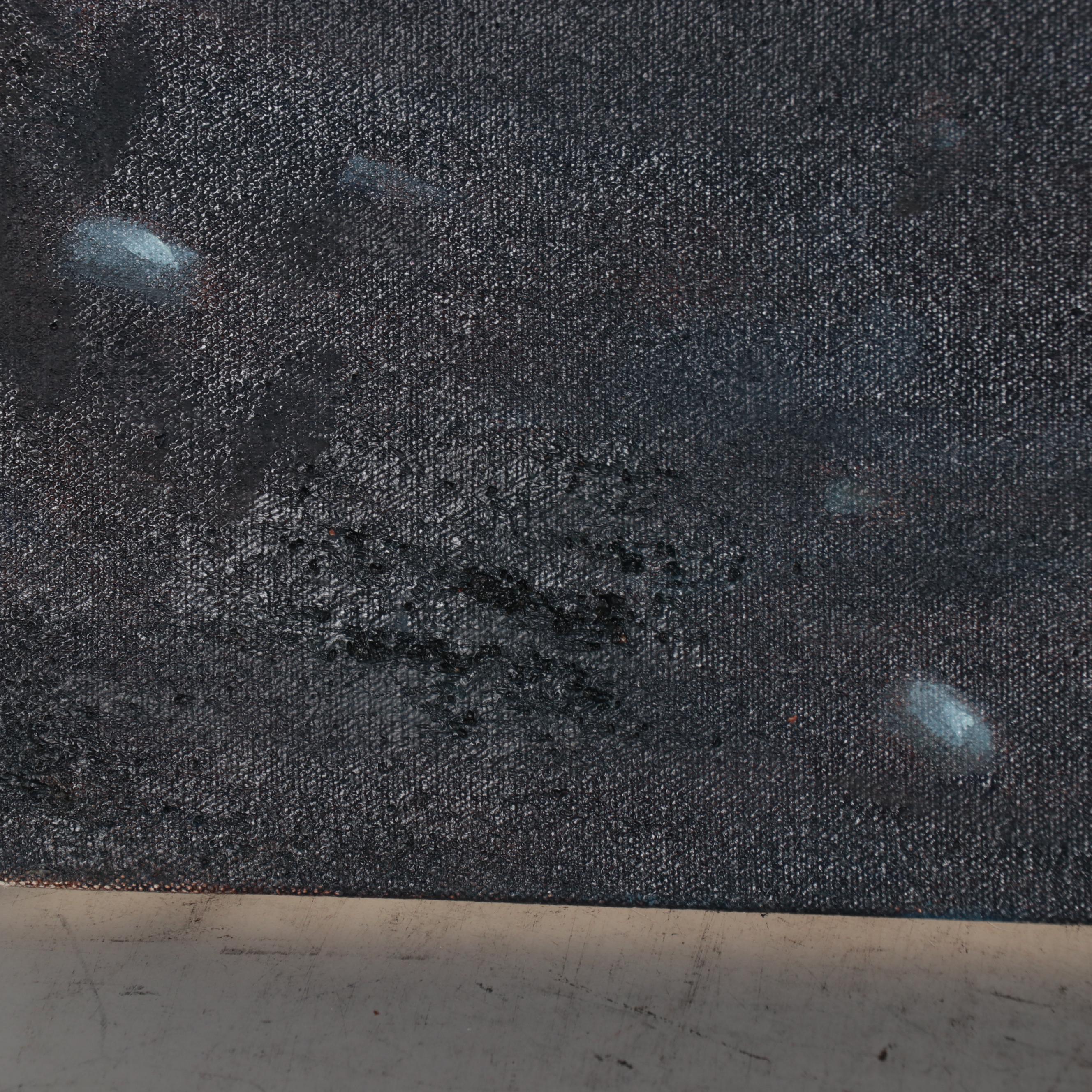 Sarah Szabo Surrealist Oil Painting "Finite Strives to Grasp the Infinite"