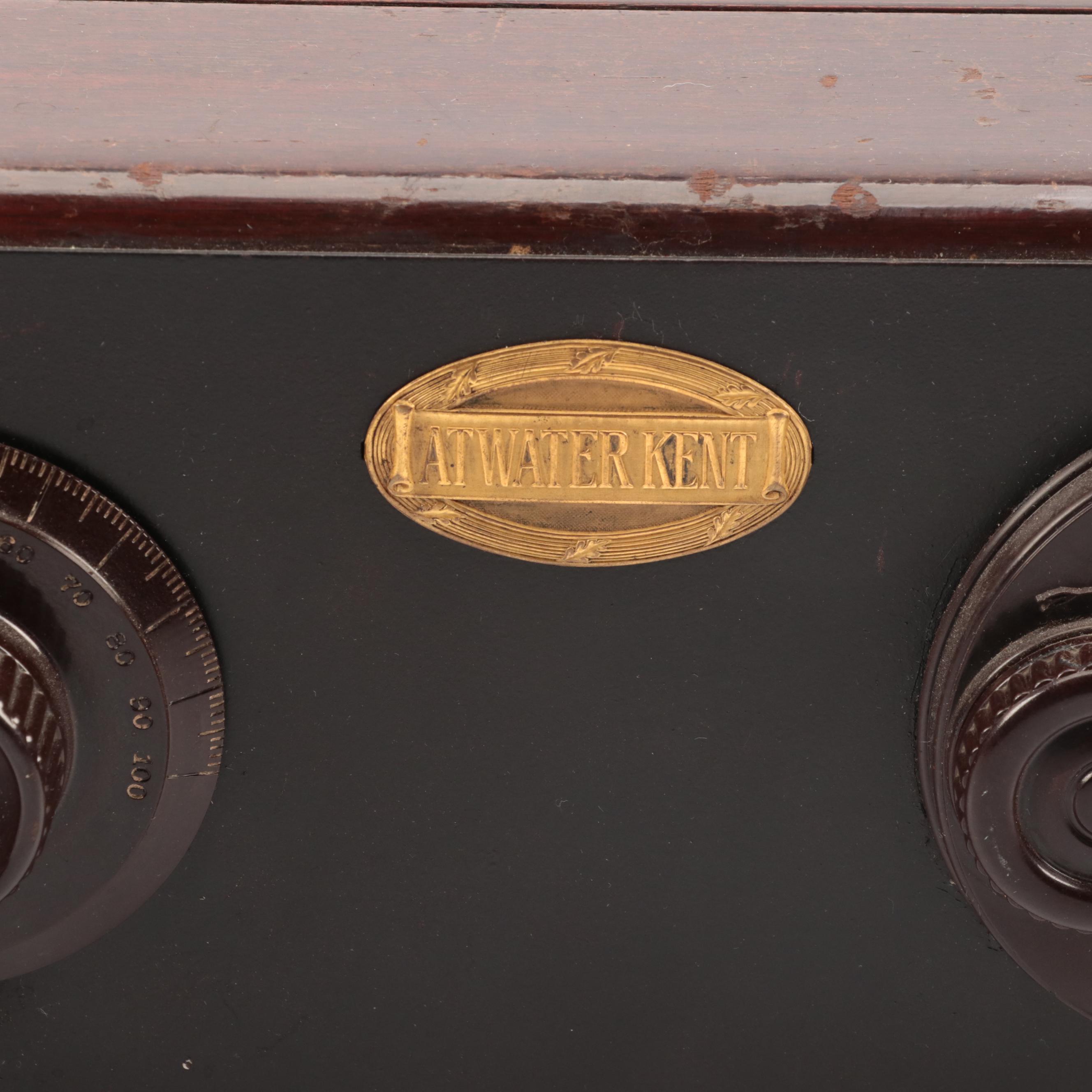 Atwater Kent Receiving Set Including Type M Cast Iron Loud Speaker