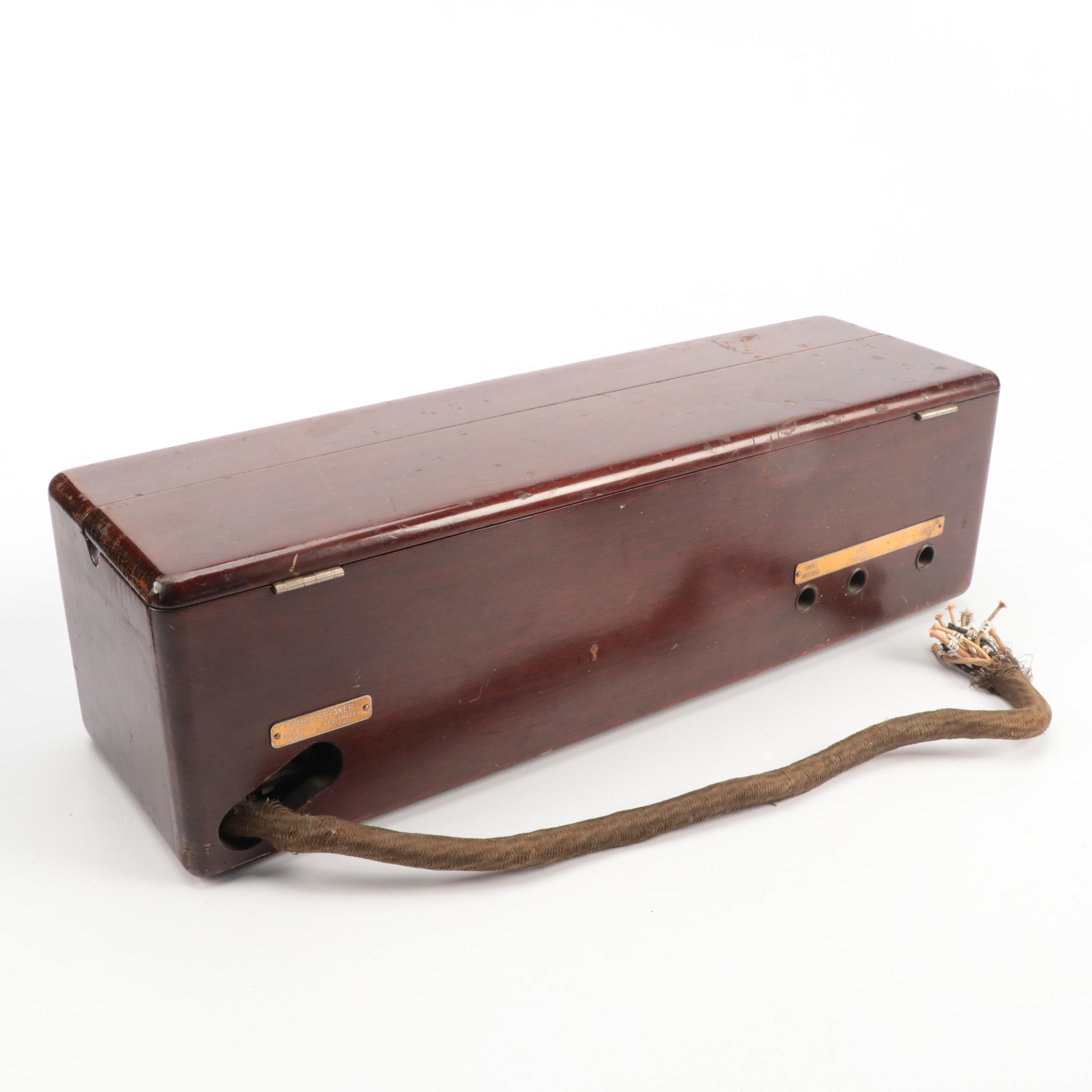 Atwater Kent Receiving Set Including Type M Cast Iron Loud Speaker