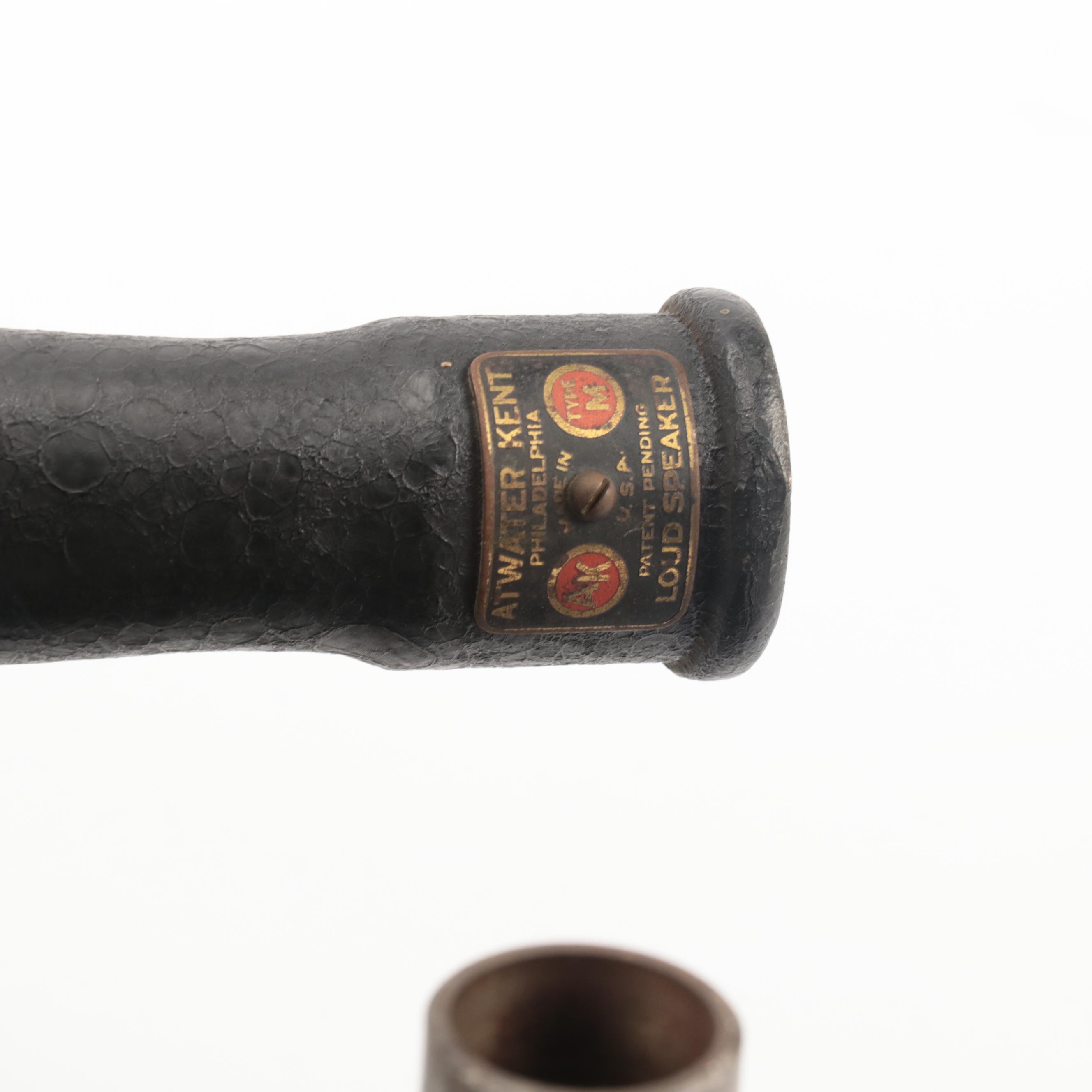 Atwater Kent Receiving Set Including Type M Cast Iron Loud Speaker