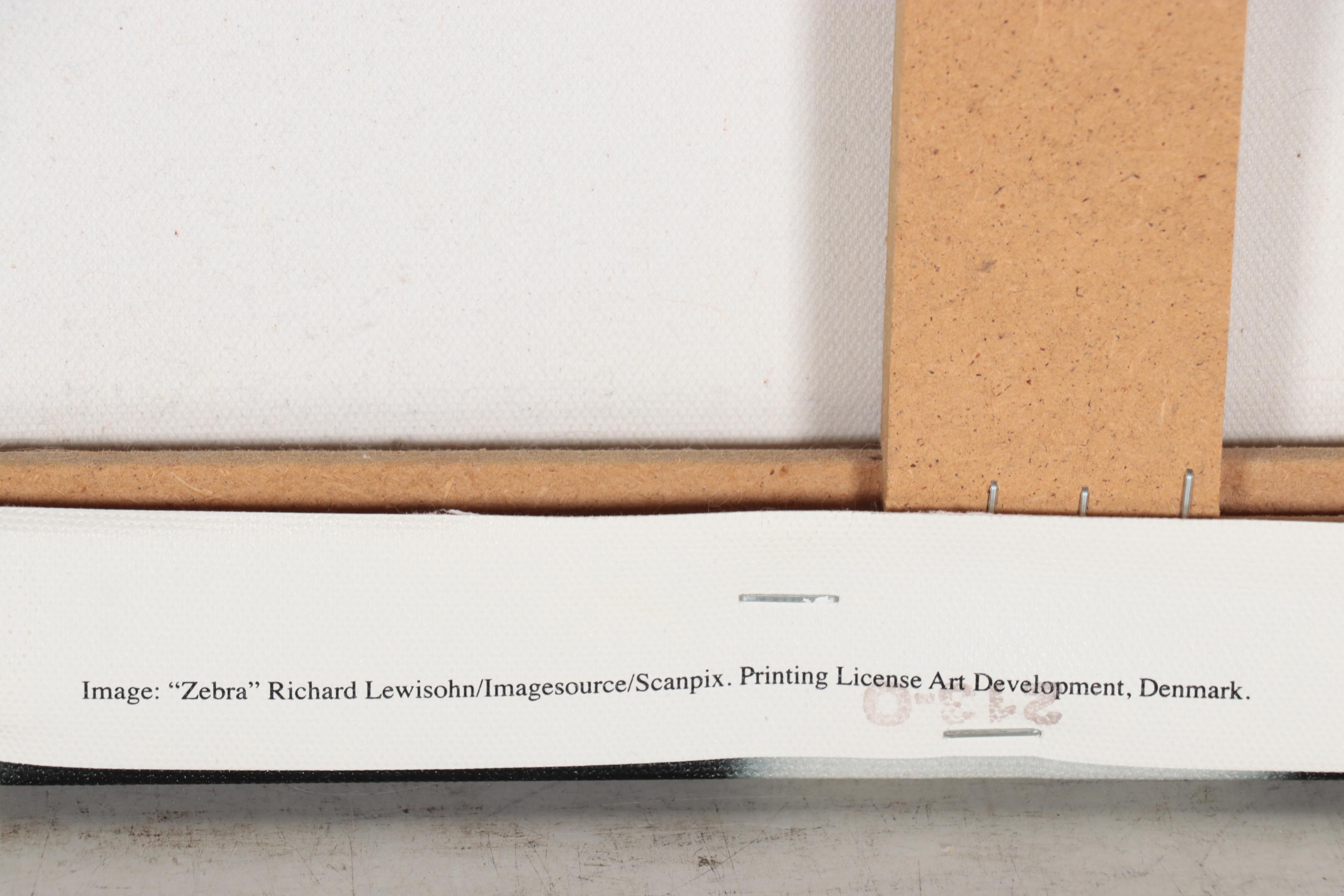 Ikea Offset Lithograph After Richard Lewisohn "Zebra," 21st Century