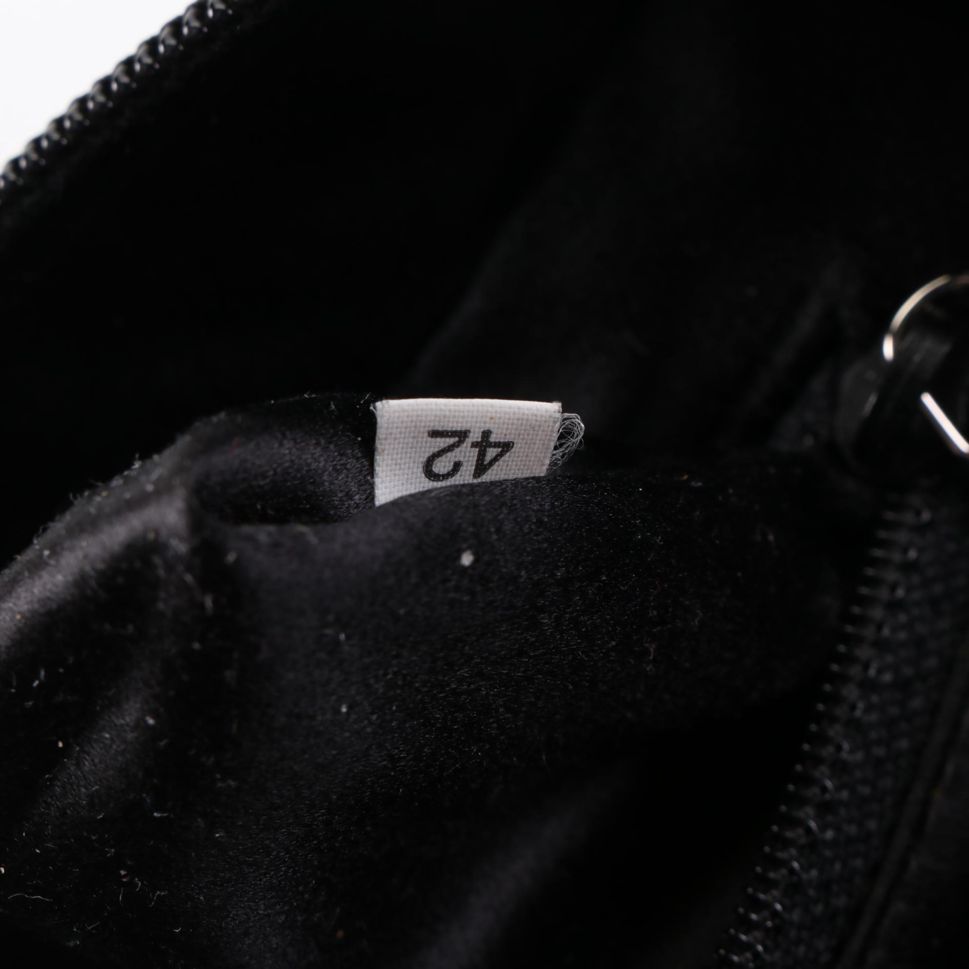 Prada Satin Zip Clutch and Small Zip Pouches