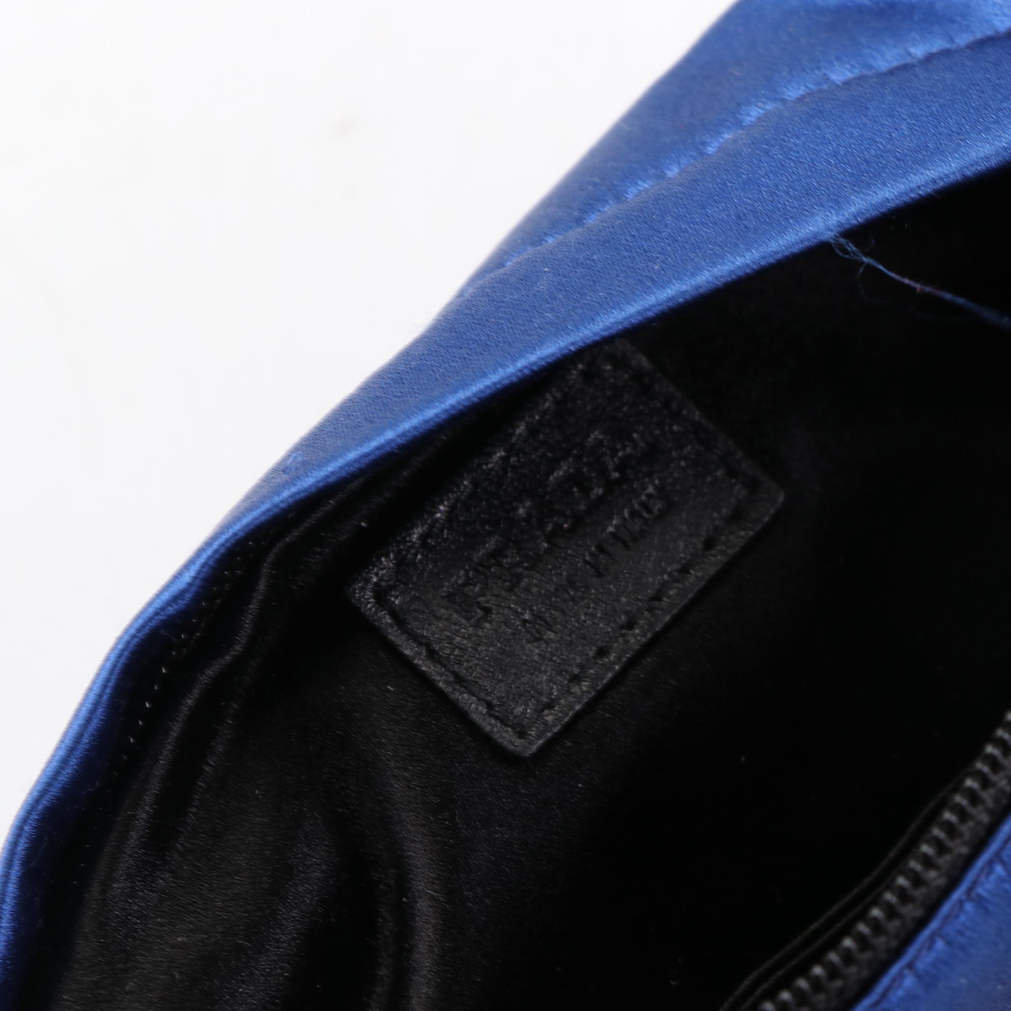 Prada Satin Zip Clutch and Small Zip Pouches