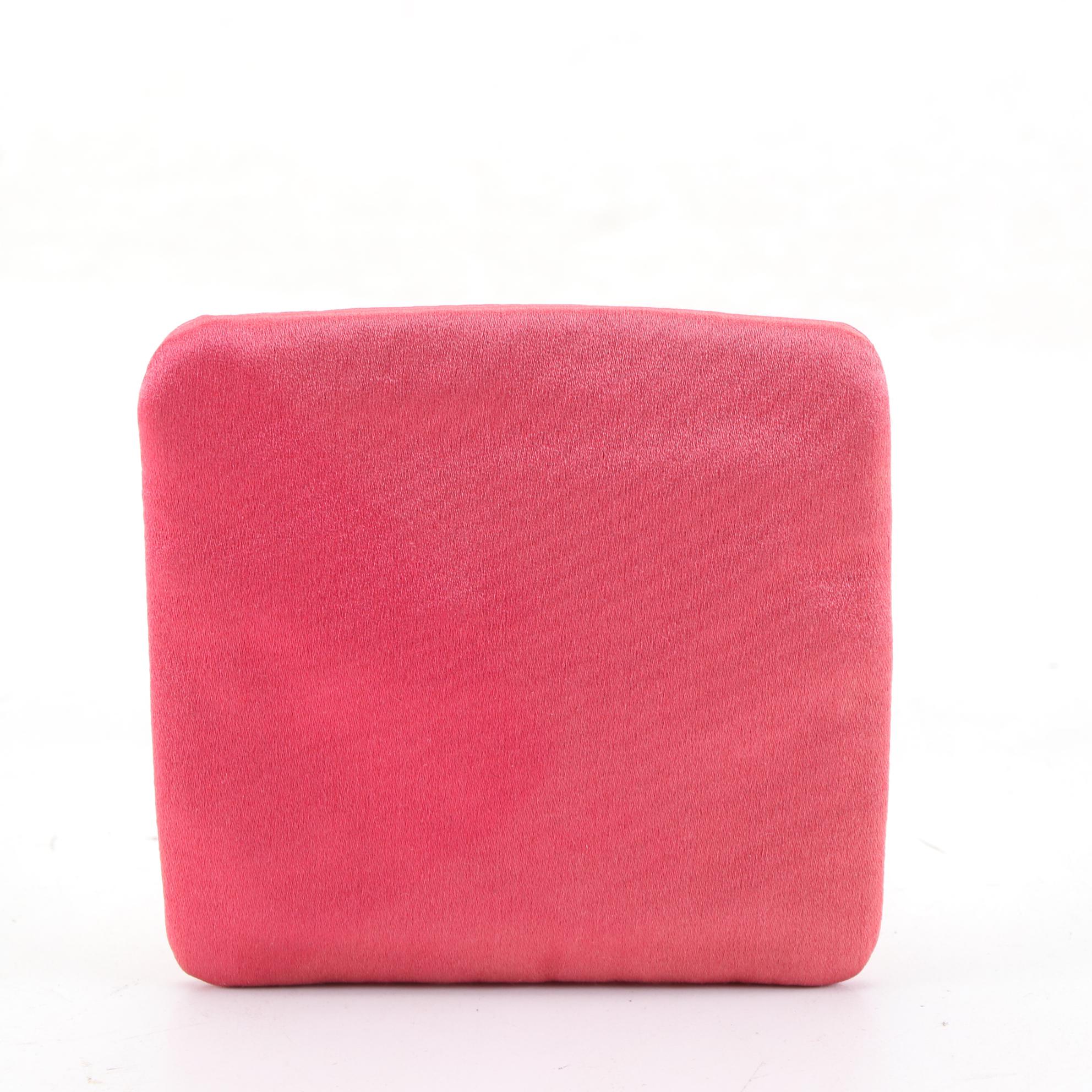 Prada Satin Zip Clutch and Small Zip Pouches