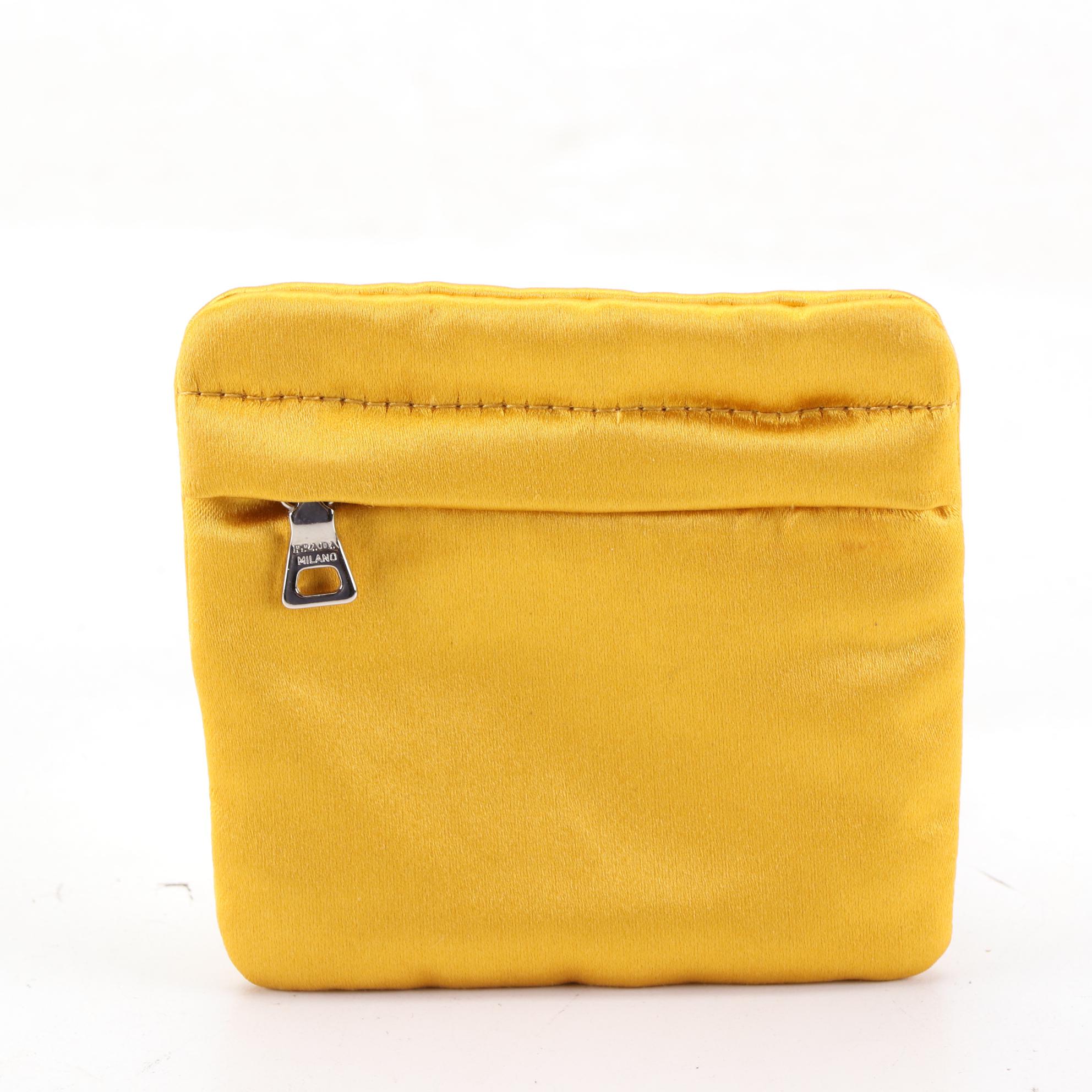 Prada Tessuto Nylon Cosmetic Bag and Zip Pouches