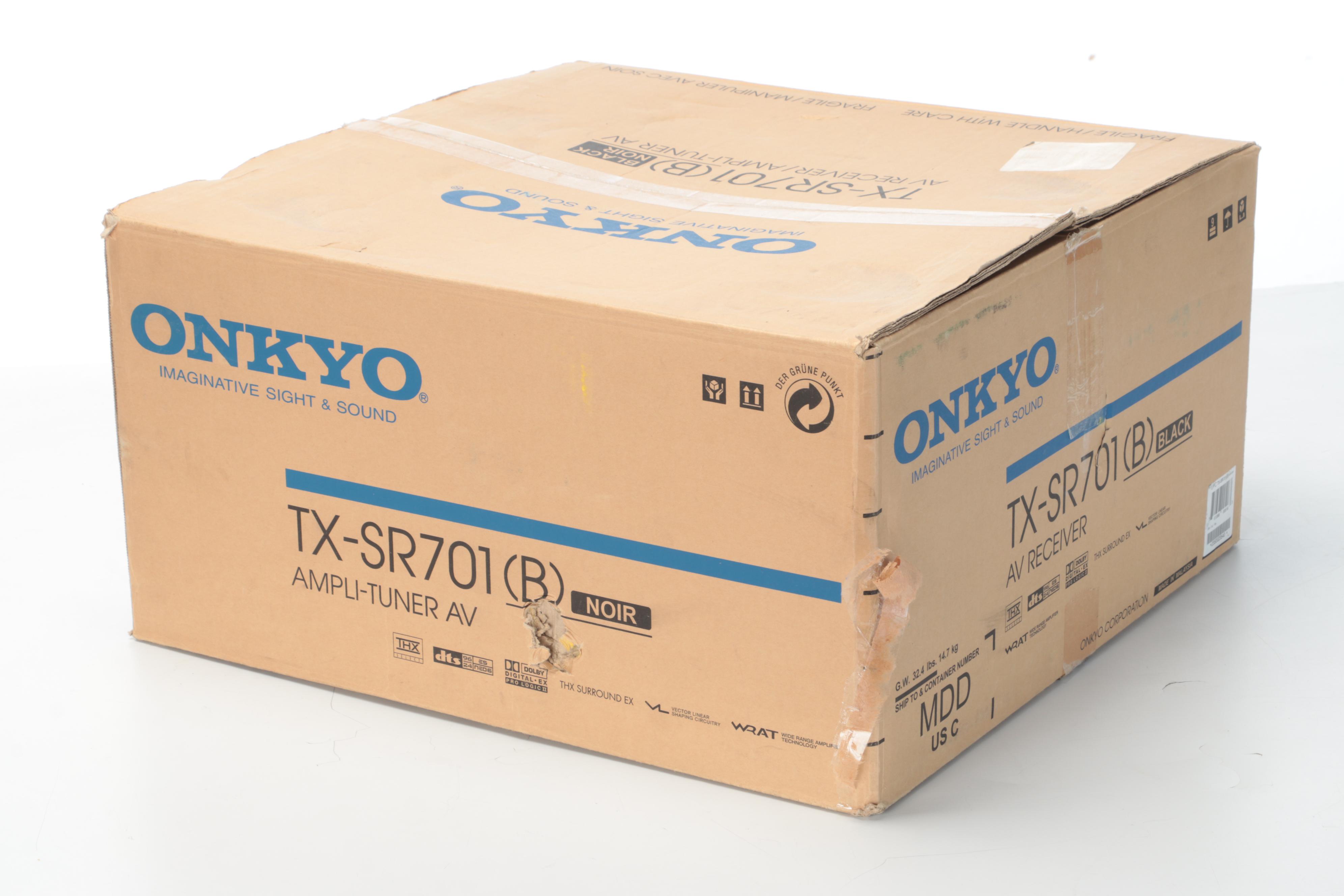 Onkyo TX-SR701(B) Stereo Receiver