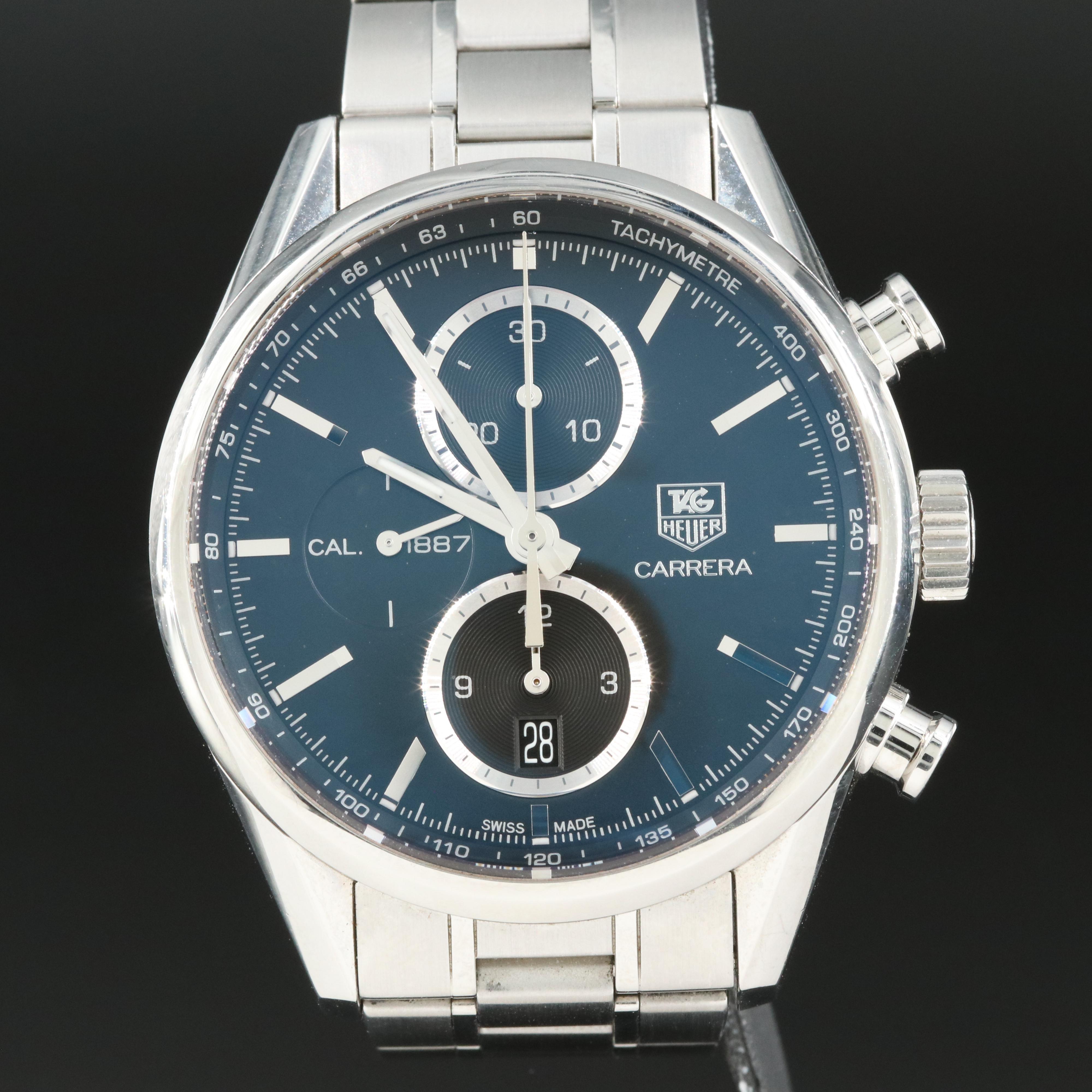 TAG Heuer Carrera Calibre 1887 41mm Chronograph Watch