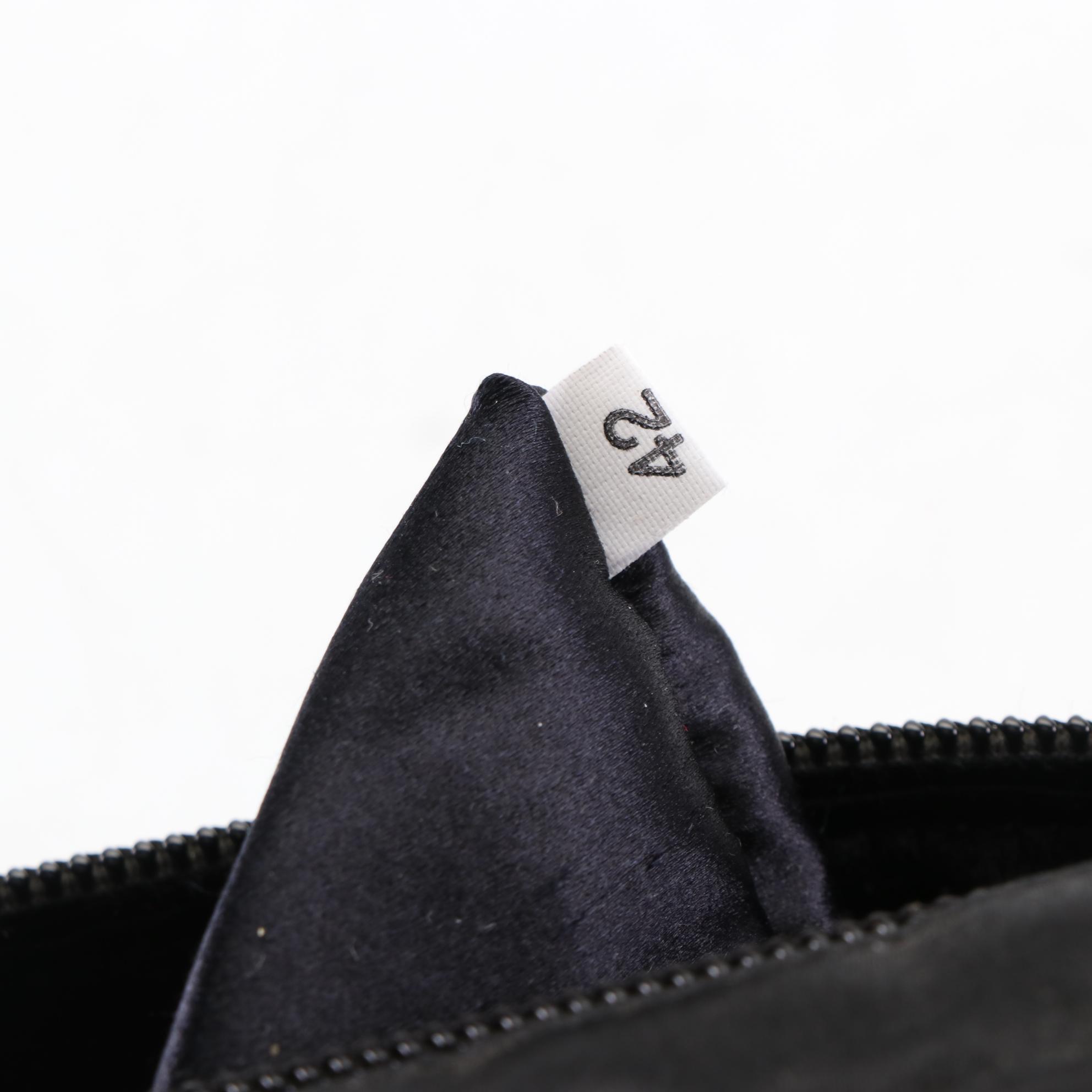 Prada Small Satin Zip Clutch and Small Zip Pouches