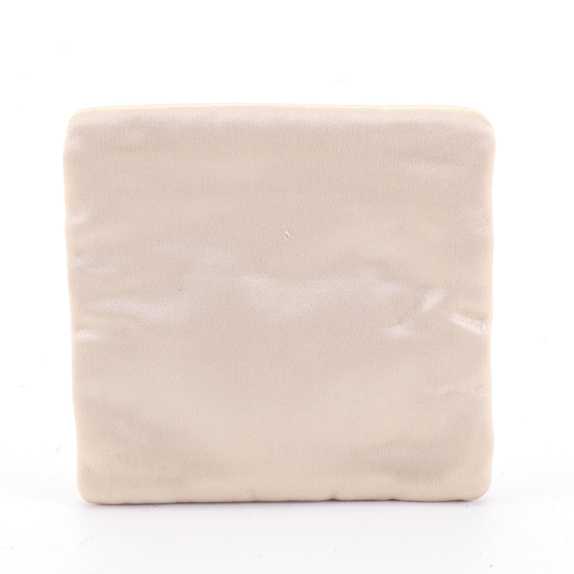 Prada Small Satin Zip Clutch and Small Zip Pouches