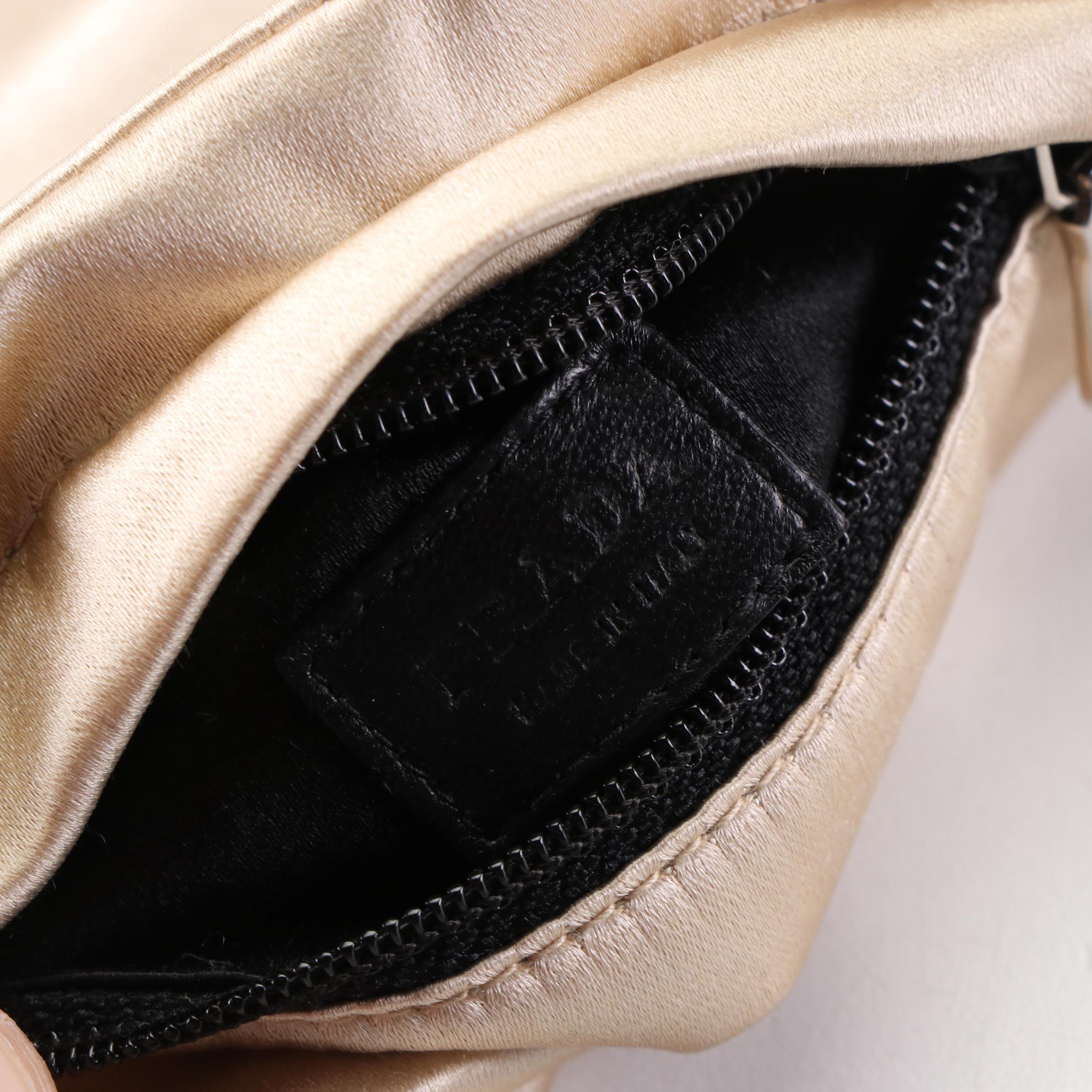 Prada Small Satin Zip Clutch and Small Zip Pouches