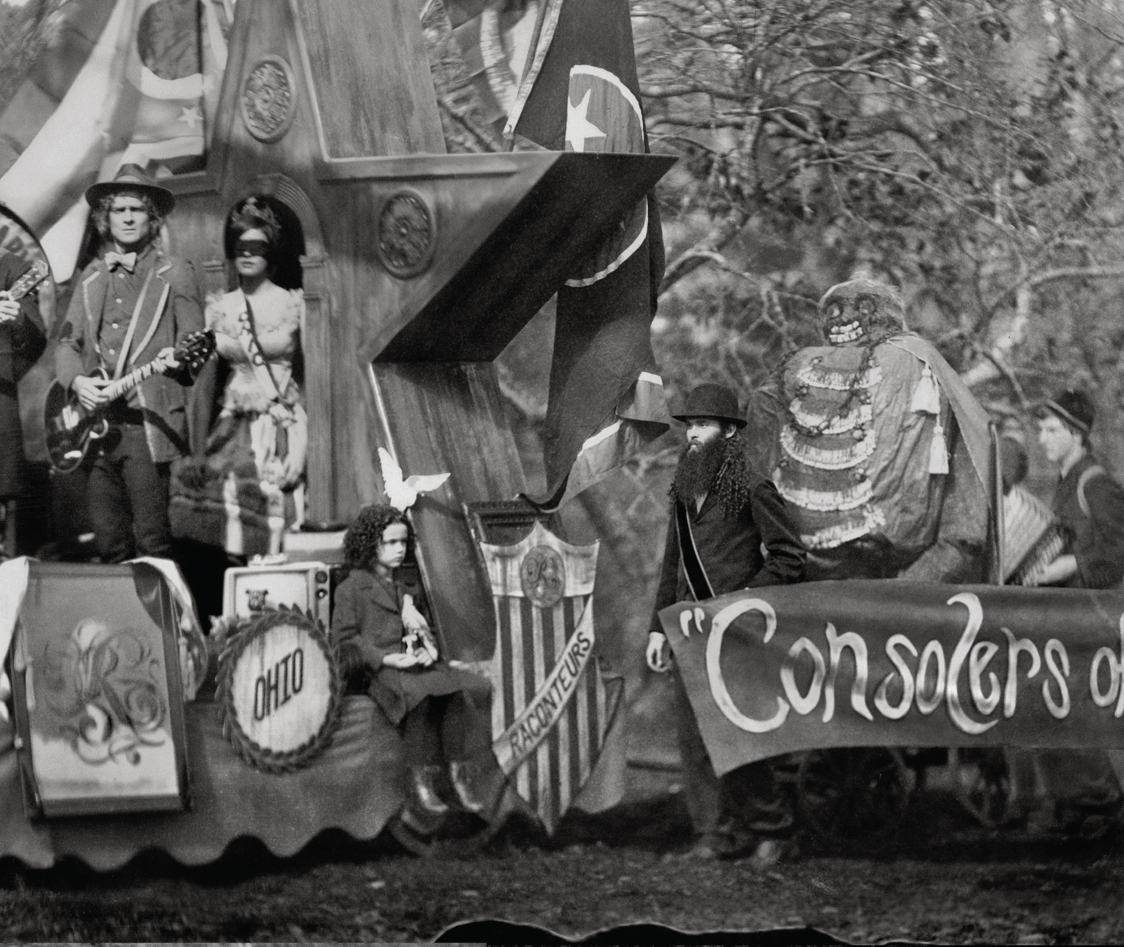 Zombie Figure and Floral Arch from Raconteurs Album Cover Shoot