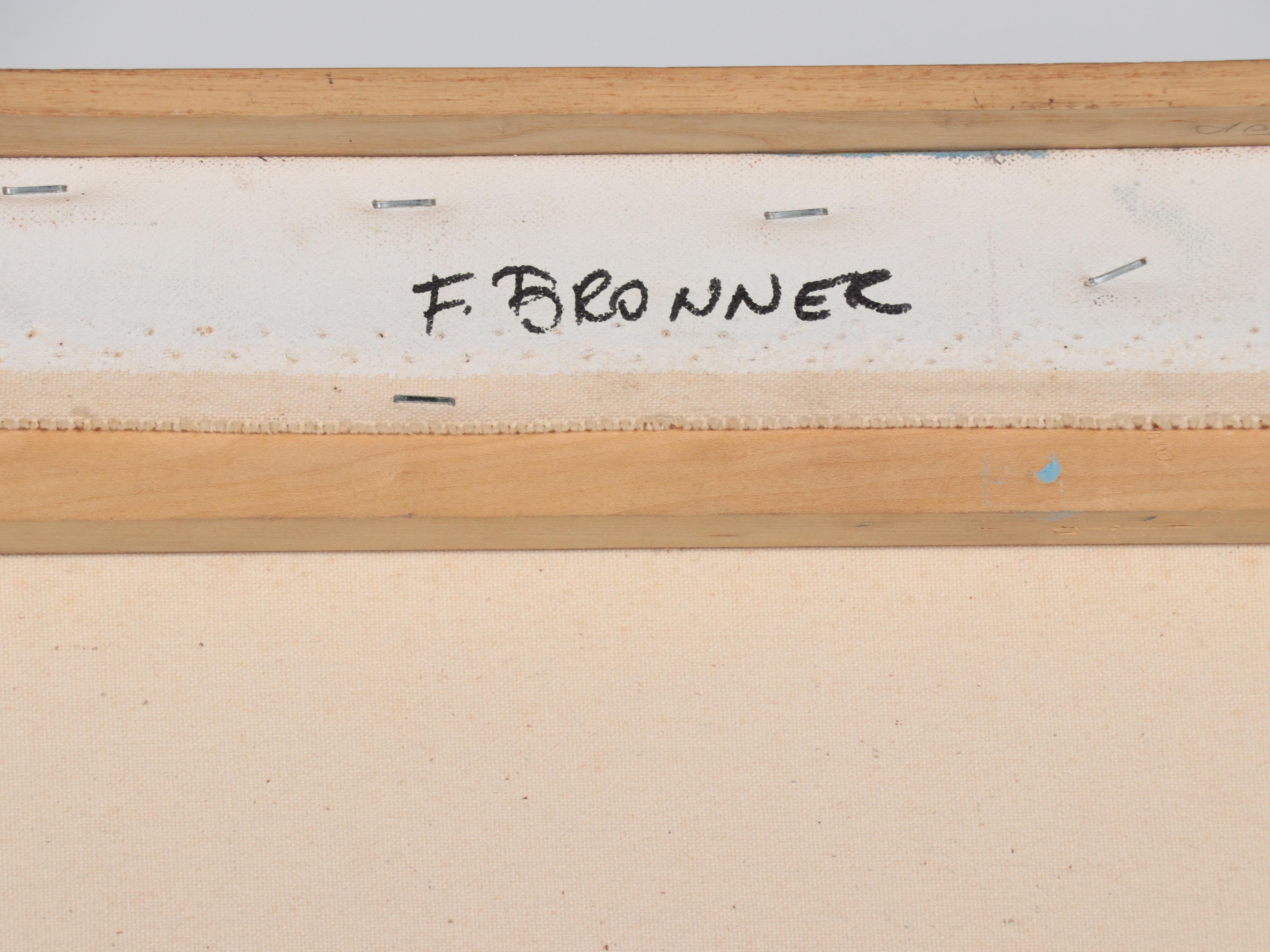 Felix Bronner Large-Scale Oil Painting "The Broken Square," 1990