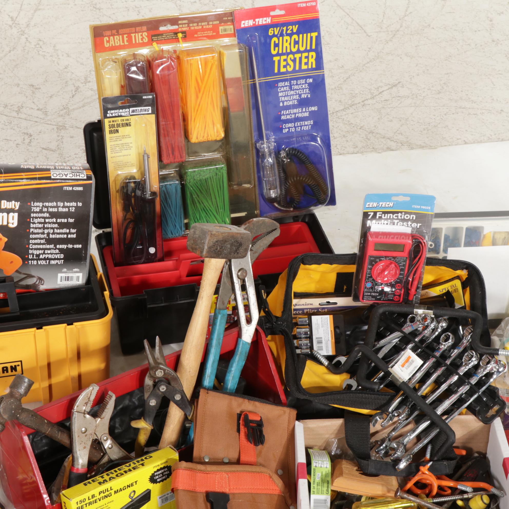 Extensive Hand Tool Collection and Accessories