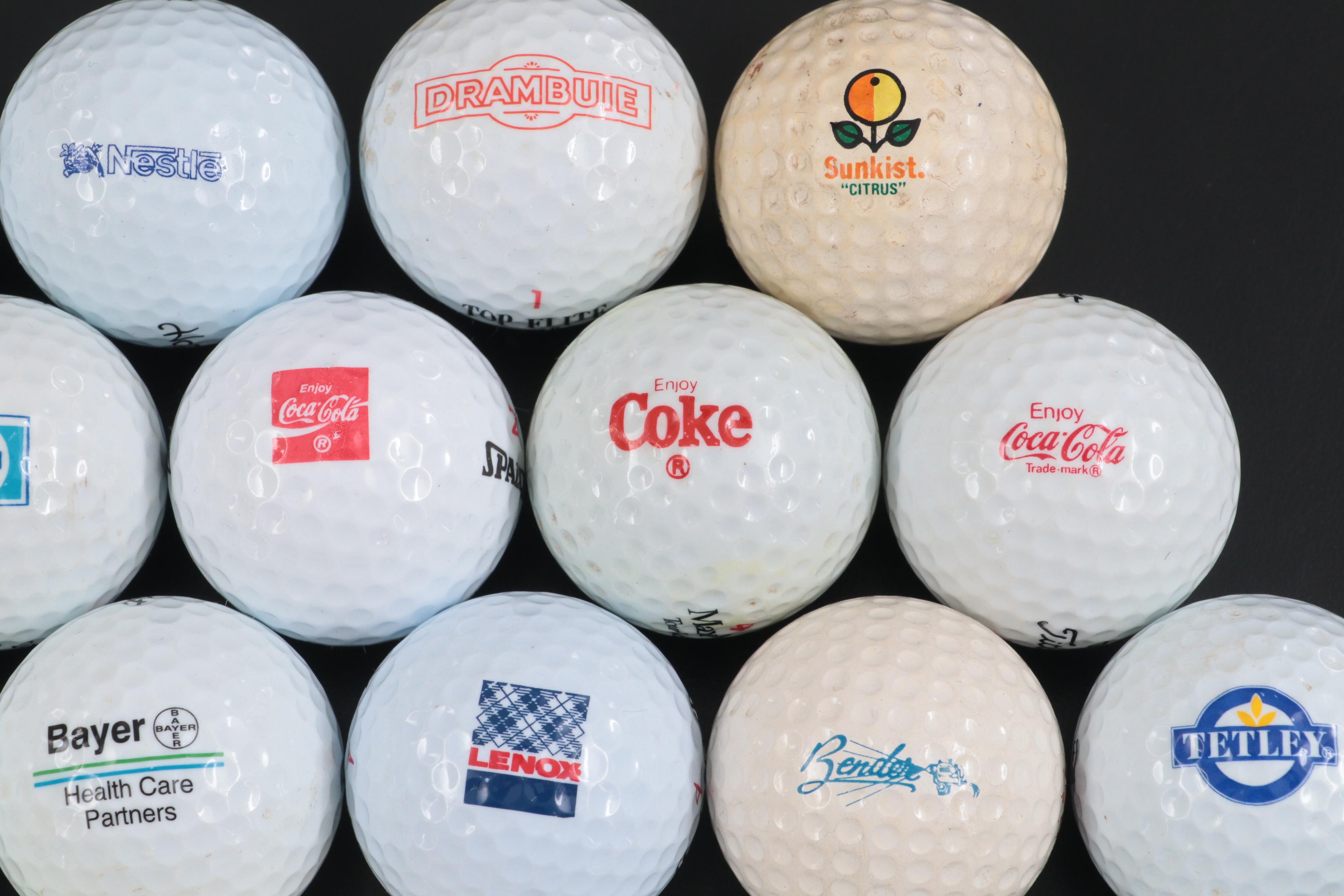 Coca-Cola, Pepsi, Nestle, Jack Daniels, and More Themed Golf Balls