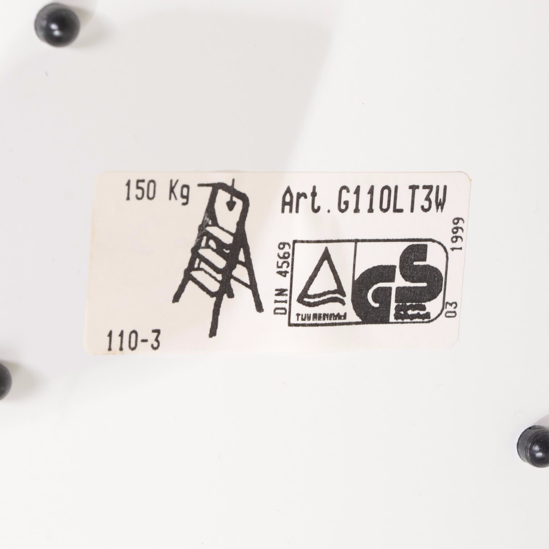 Polder Powder-Coated Steel Folding Step Ladder