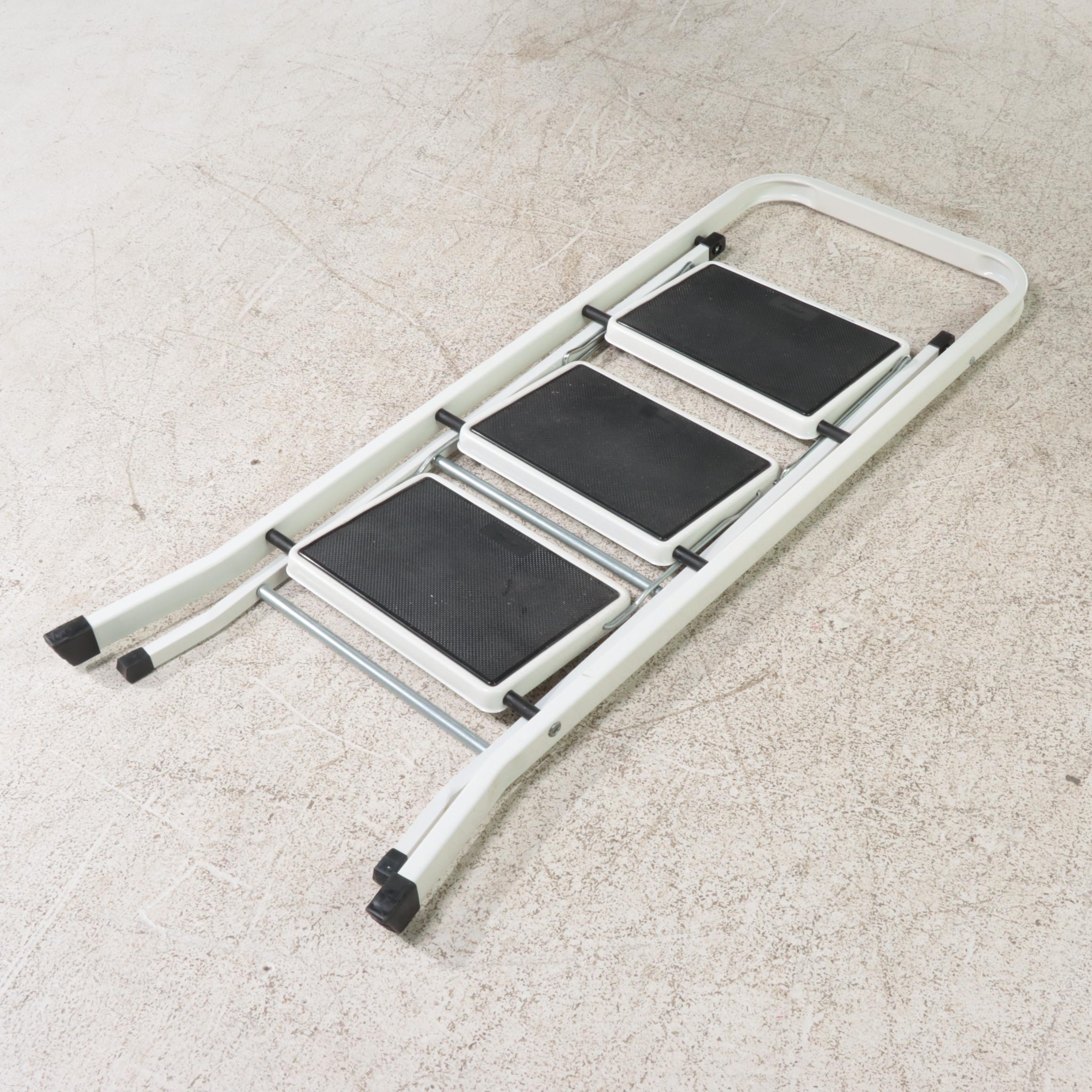 Polder Powder-Coated Steel Folding Step Ladder
