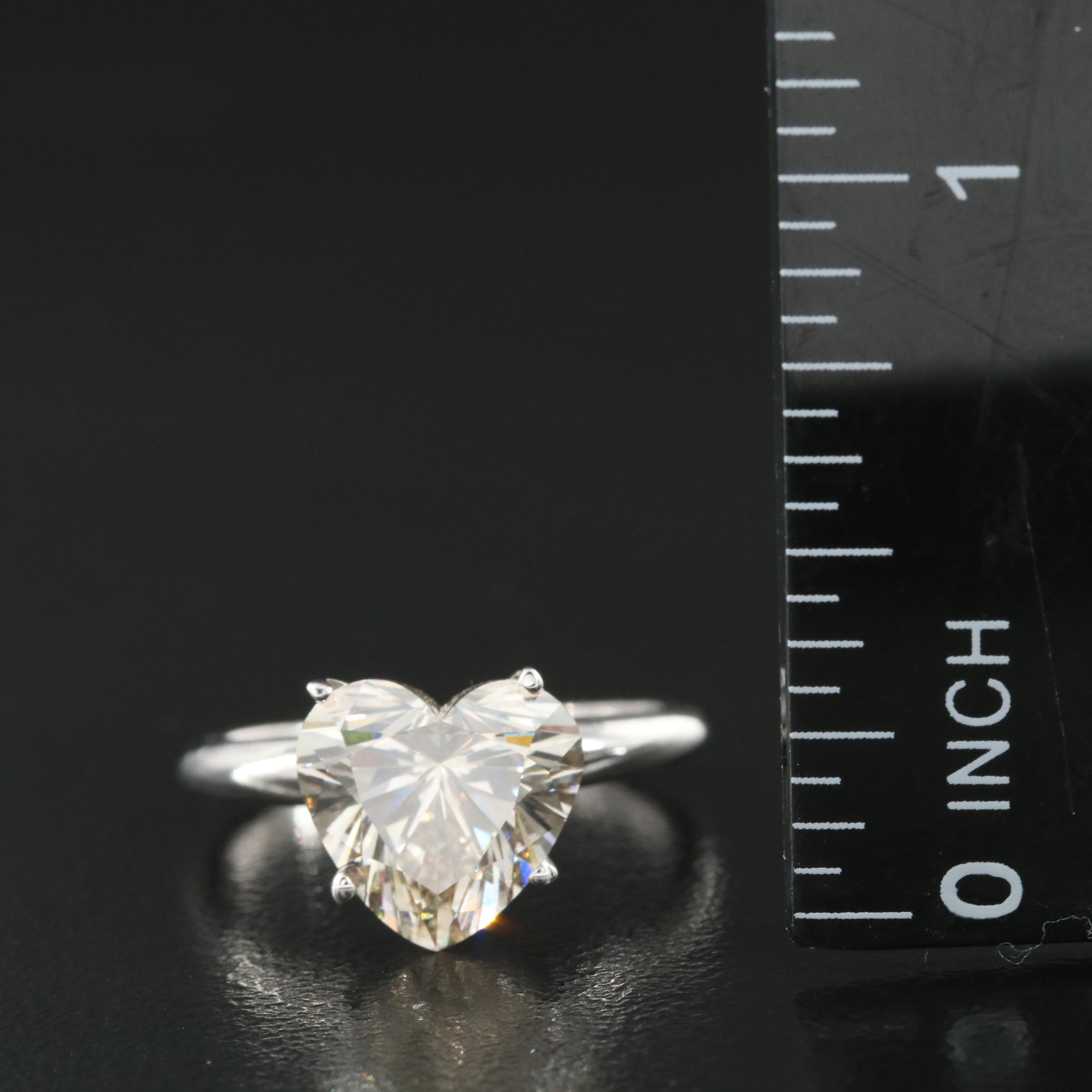 14K 3.21 CT Diamond Solitaire Ring