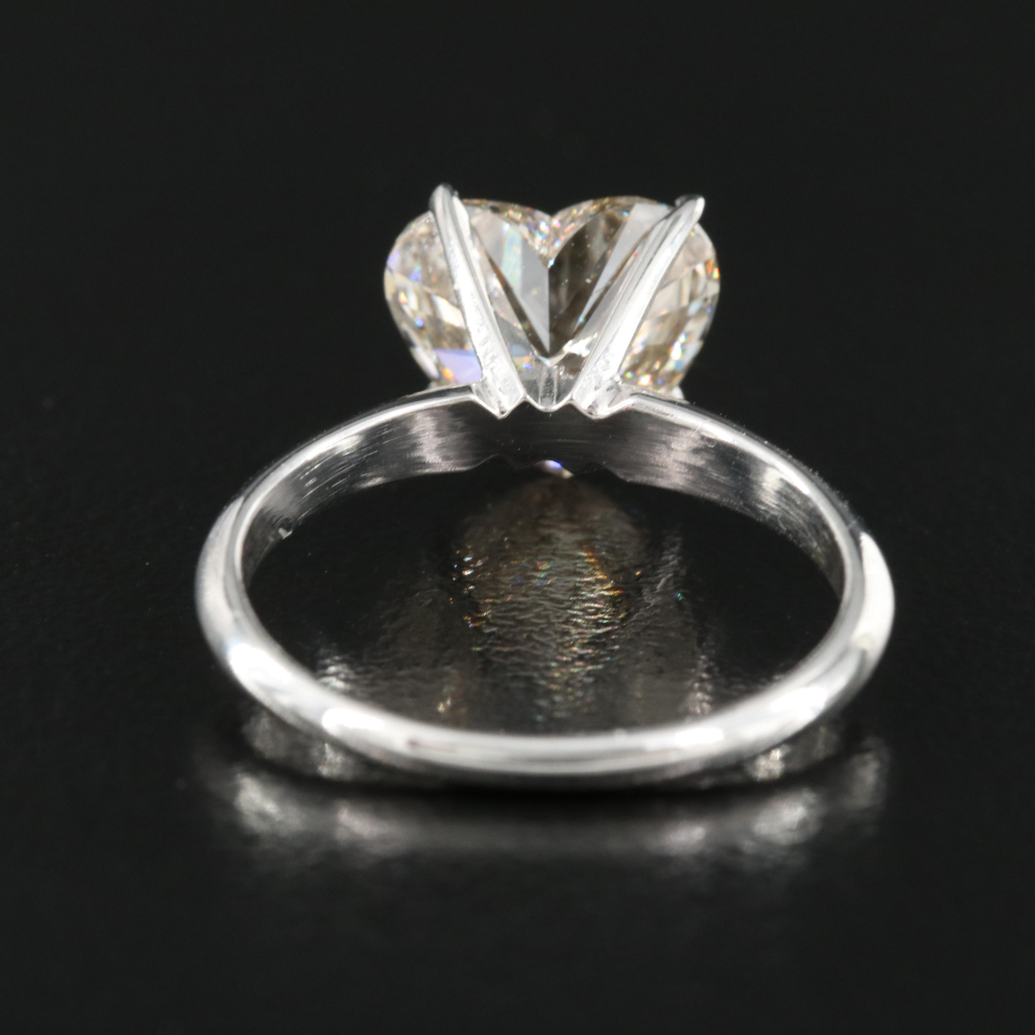 14K 3.21 CT Diamond Solitaire Ring