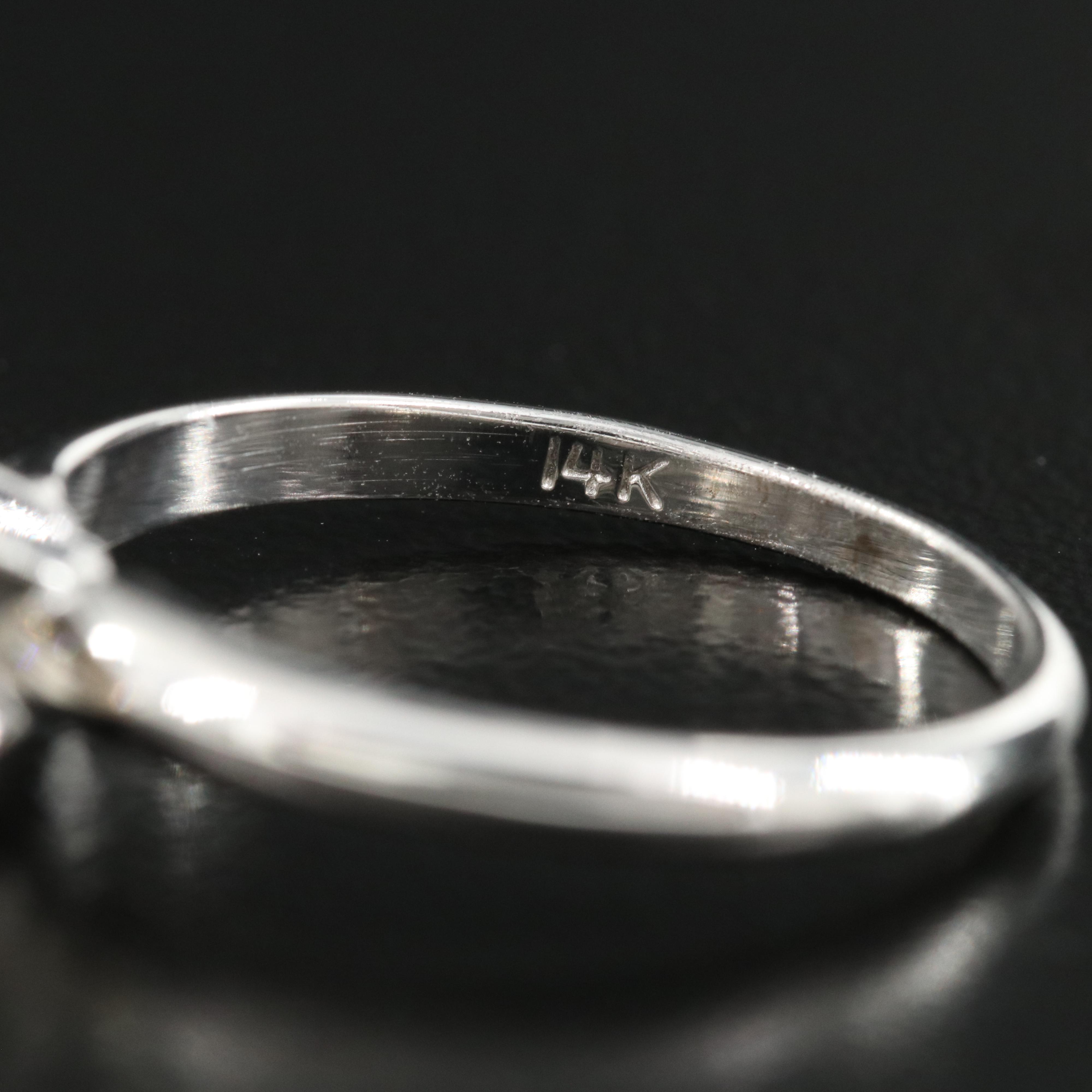 14K 3.21 CT Diamond Solitaire Ring