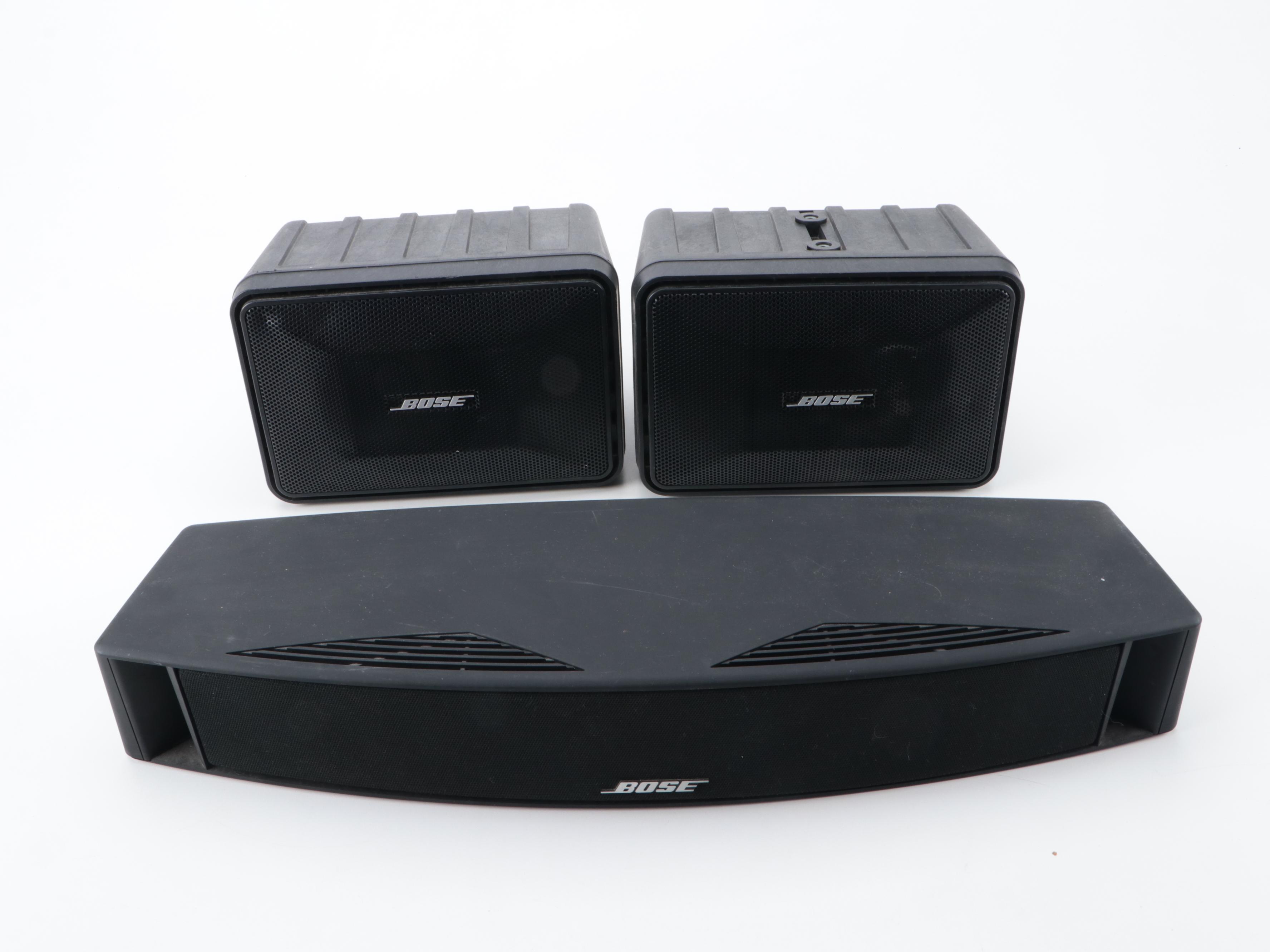 Bose Center Channel and Speakers With Boston Loudspeakers