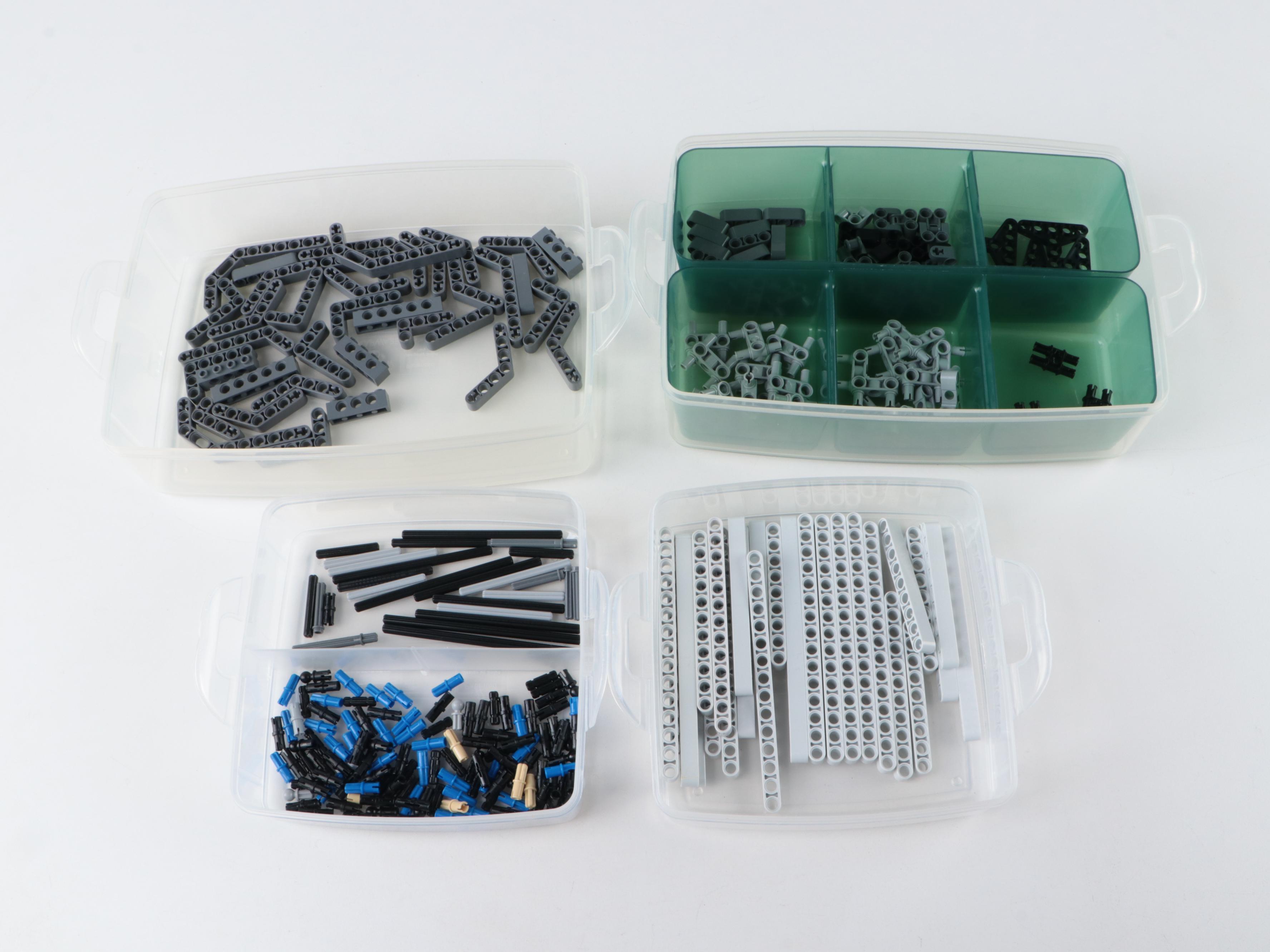 LEGO Mindstorms NXT Plastic Parts with Plastic Carrying Cases with More