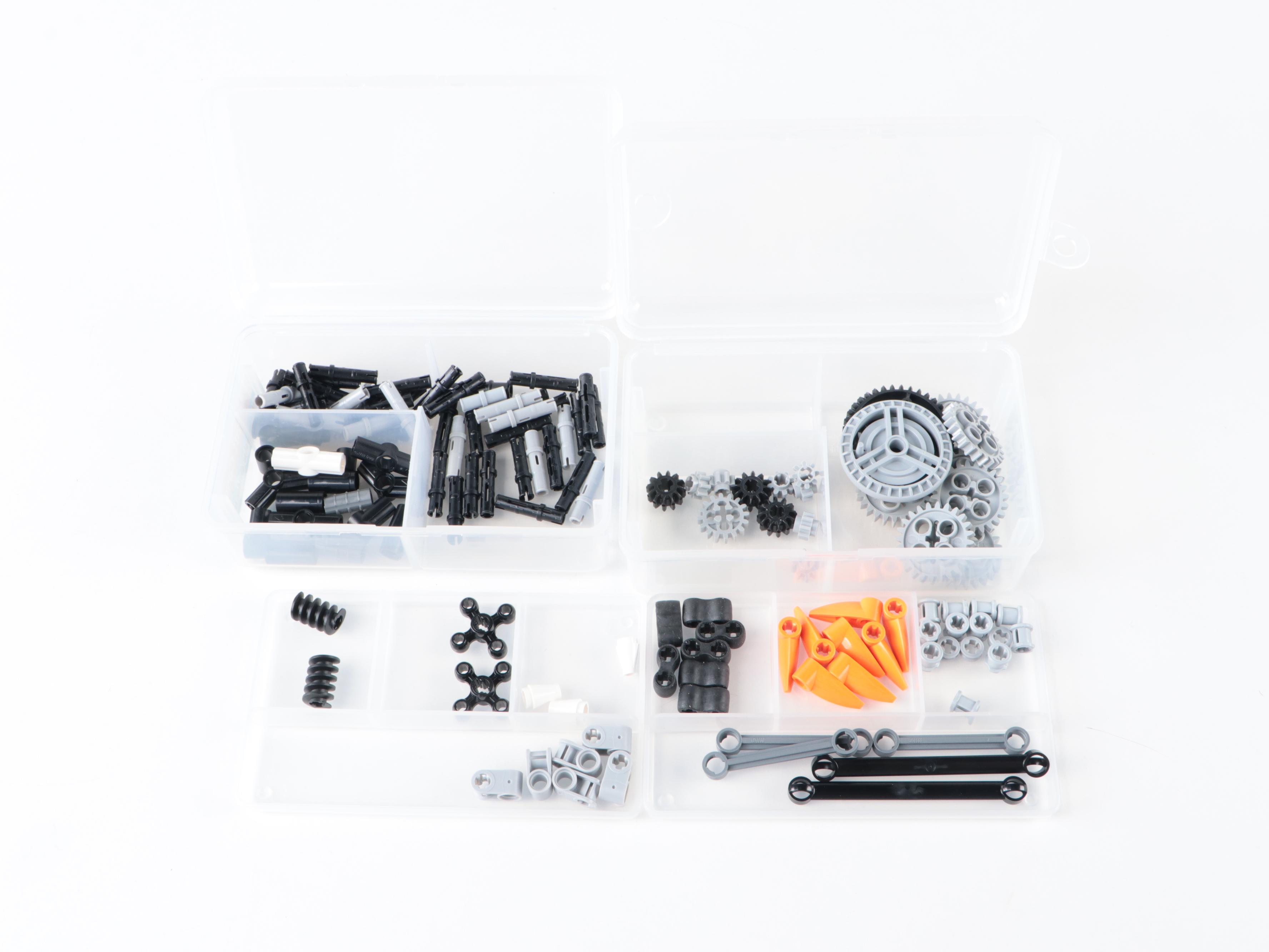 LEGO Mindstorms NXT Plastic Parts with Plastic Carrying Cases with More
