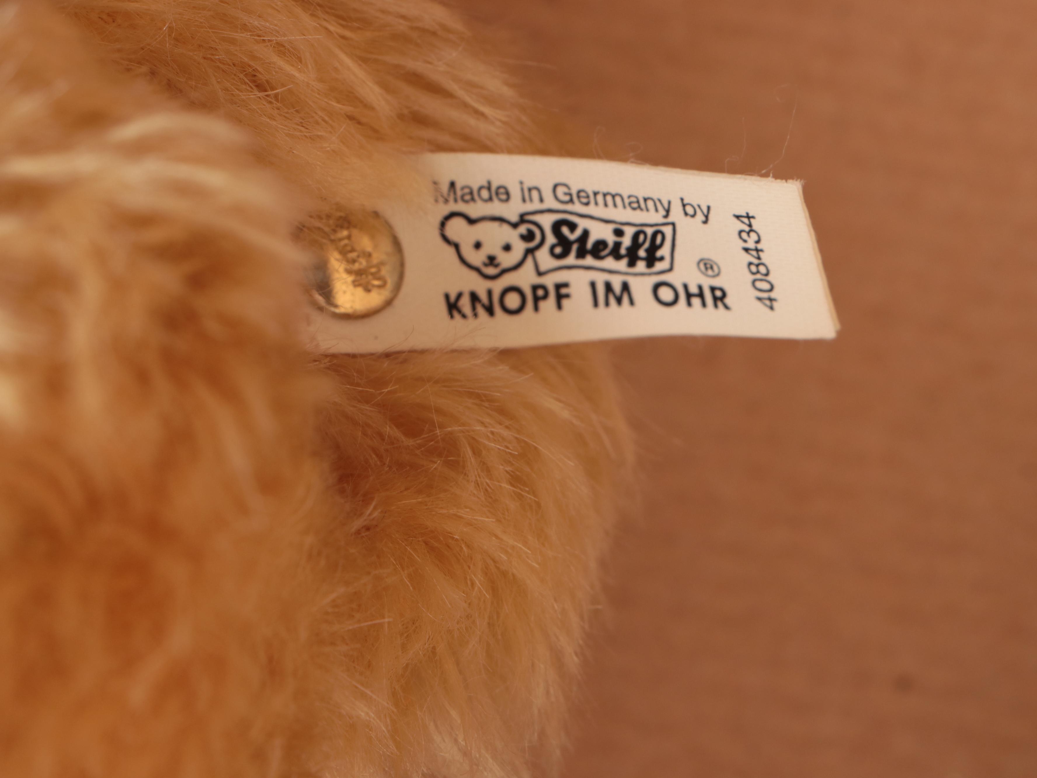 Steiff Teddybär 1951 Replica Blond Teddy Bear in Box