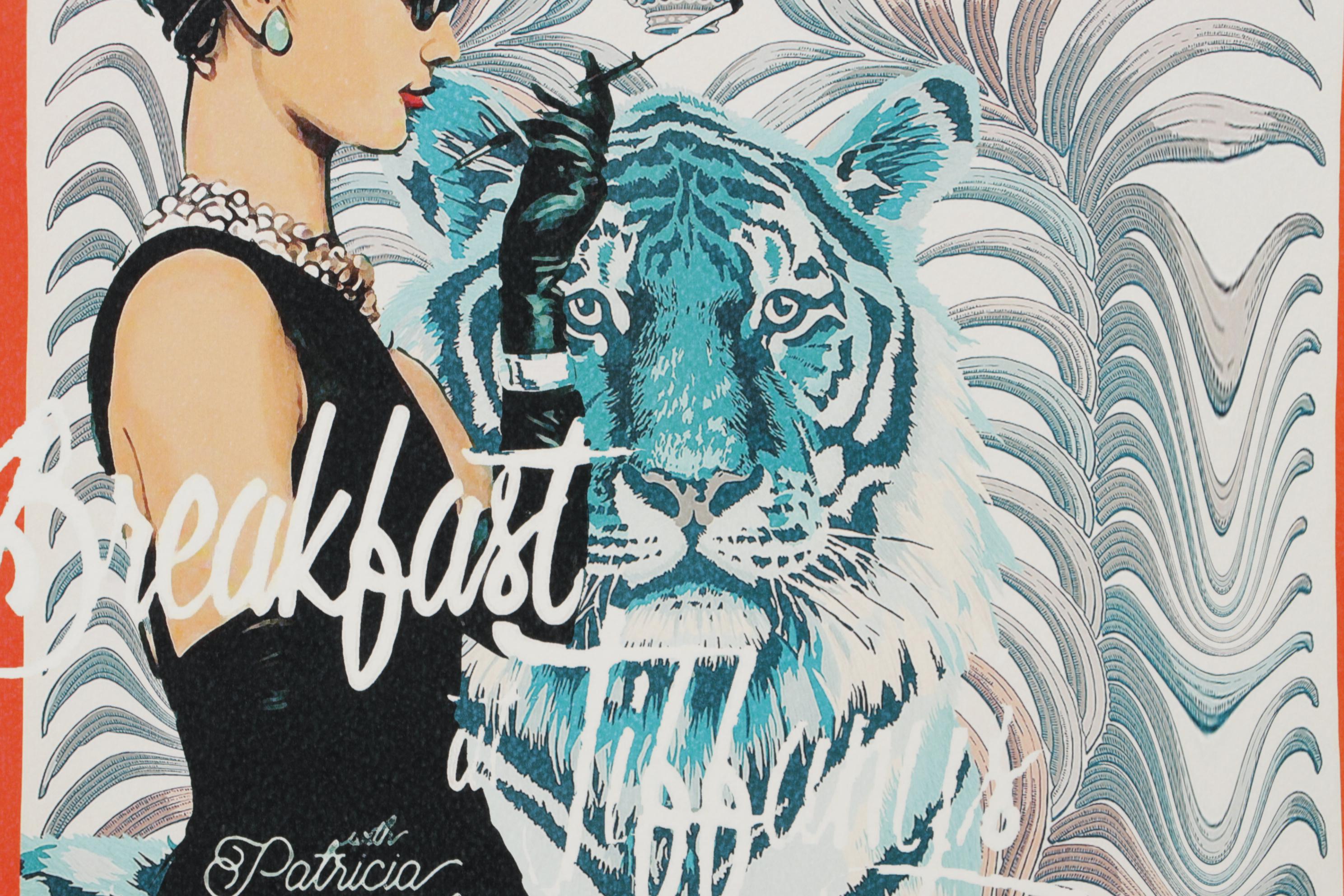 Death NYC Pop Art Graphic Print of Hermès Audrey Hepburn