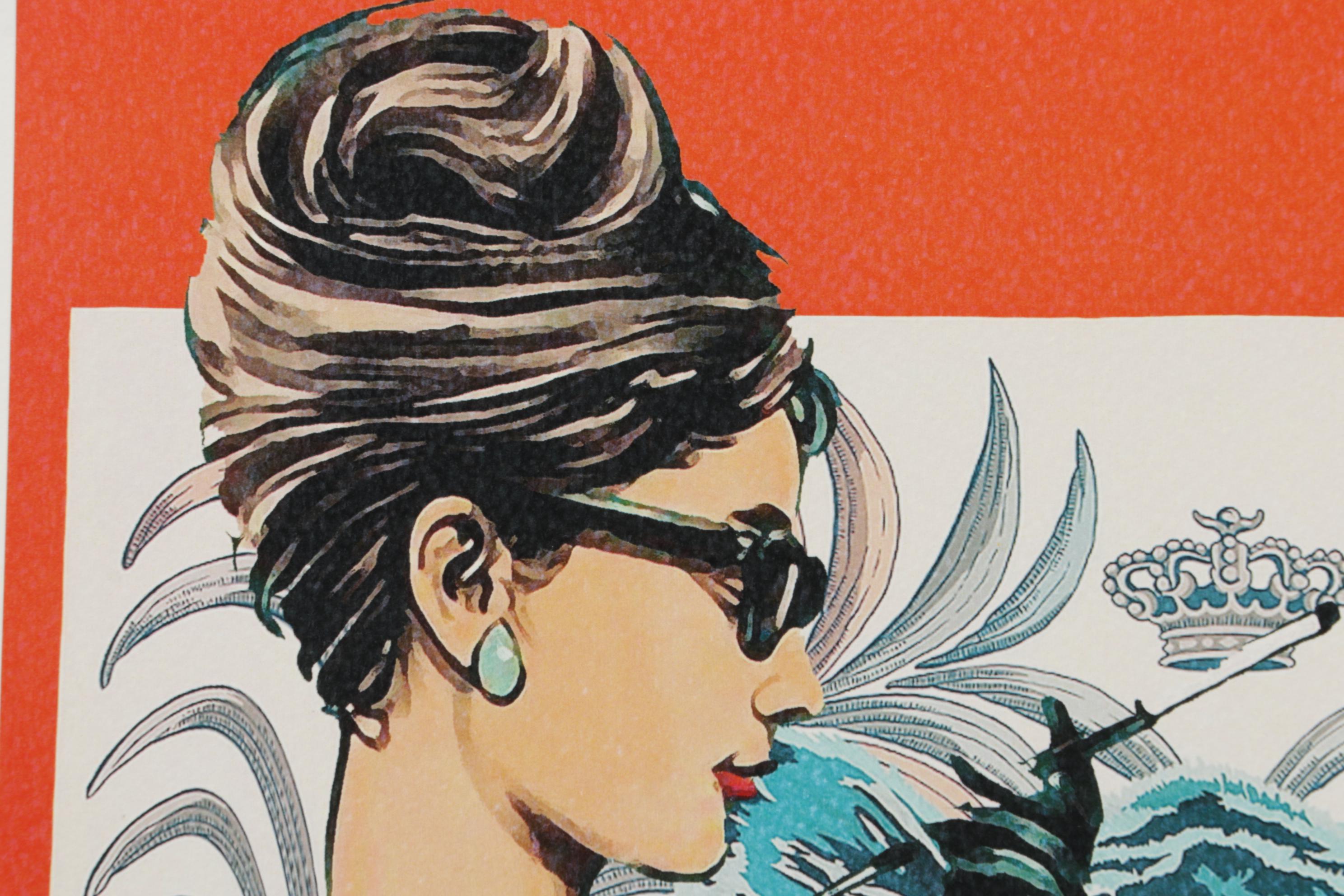 Death NYC Pop Art Graphic Print of Hermès Audrey Hepburn