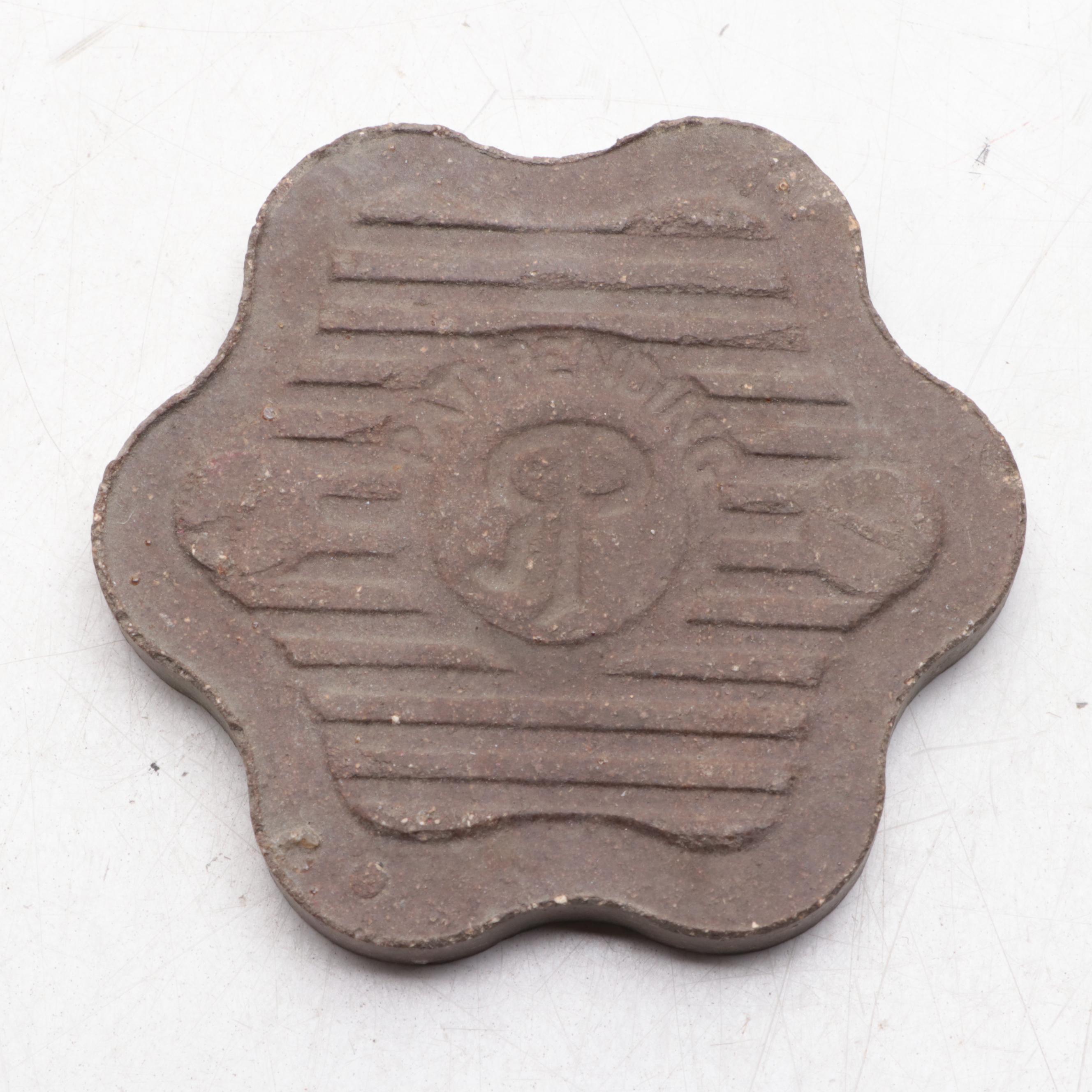 Rookwood Pottery Brown Ceramic Tiles, Late 19th Century