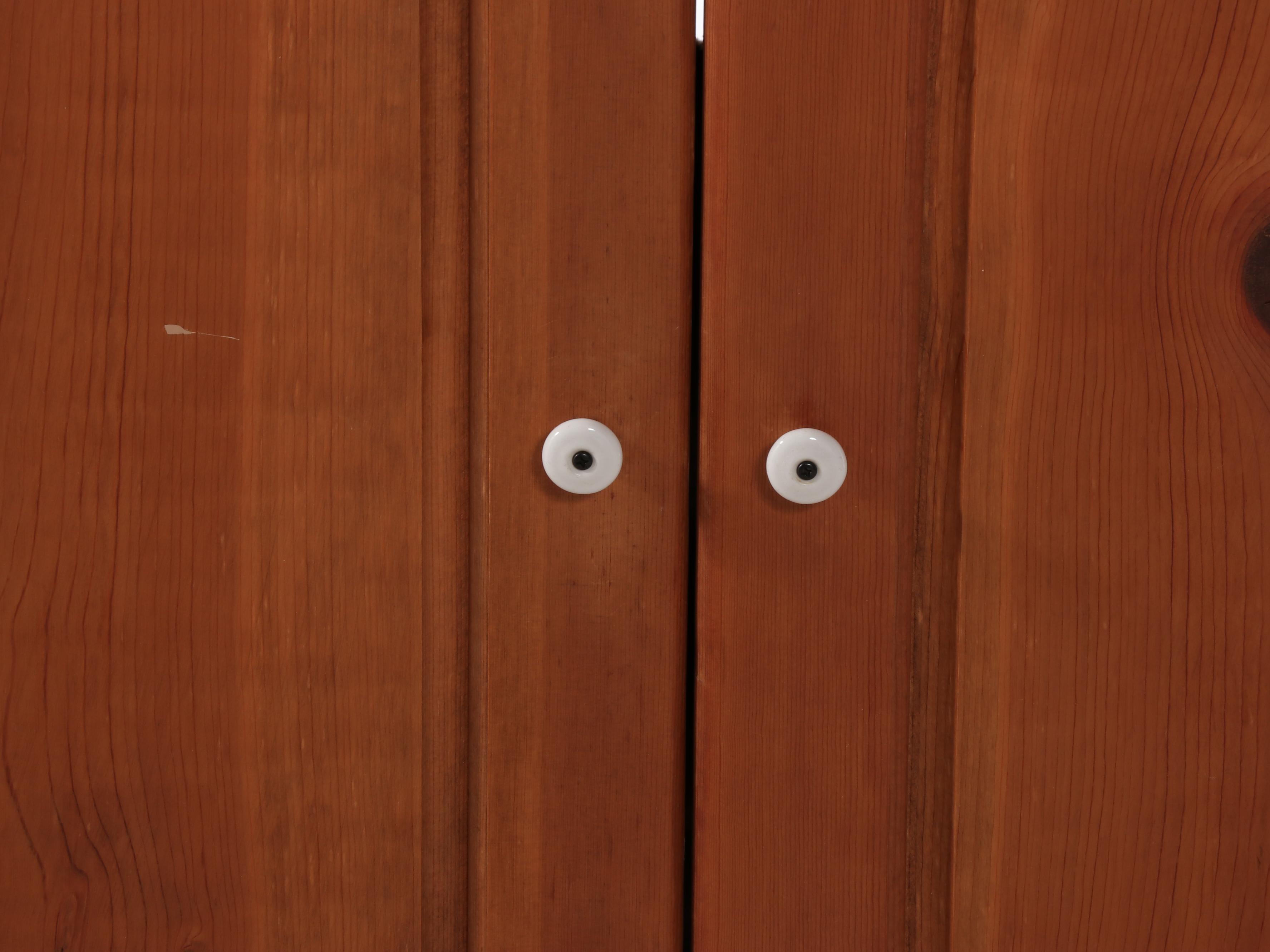 Colonial Style Pine Media Cabinet