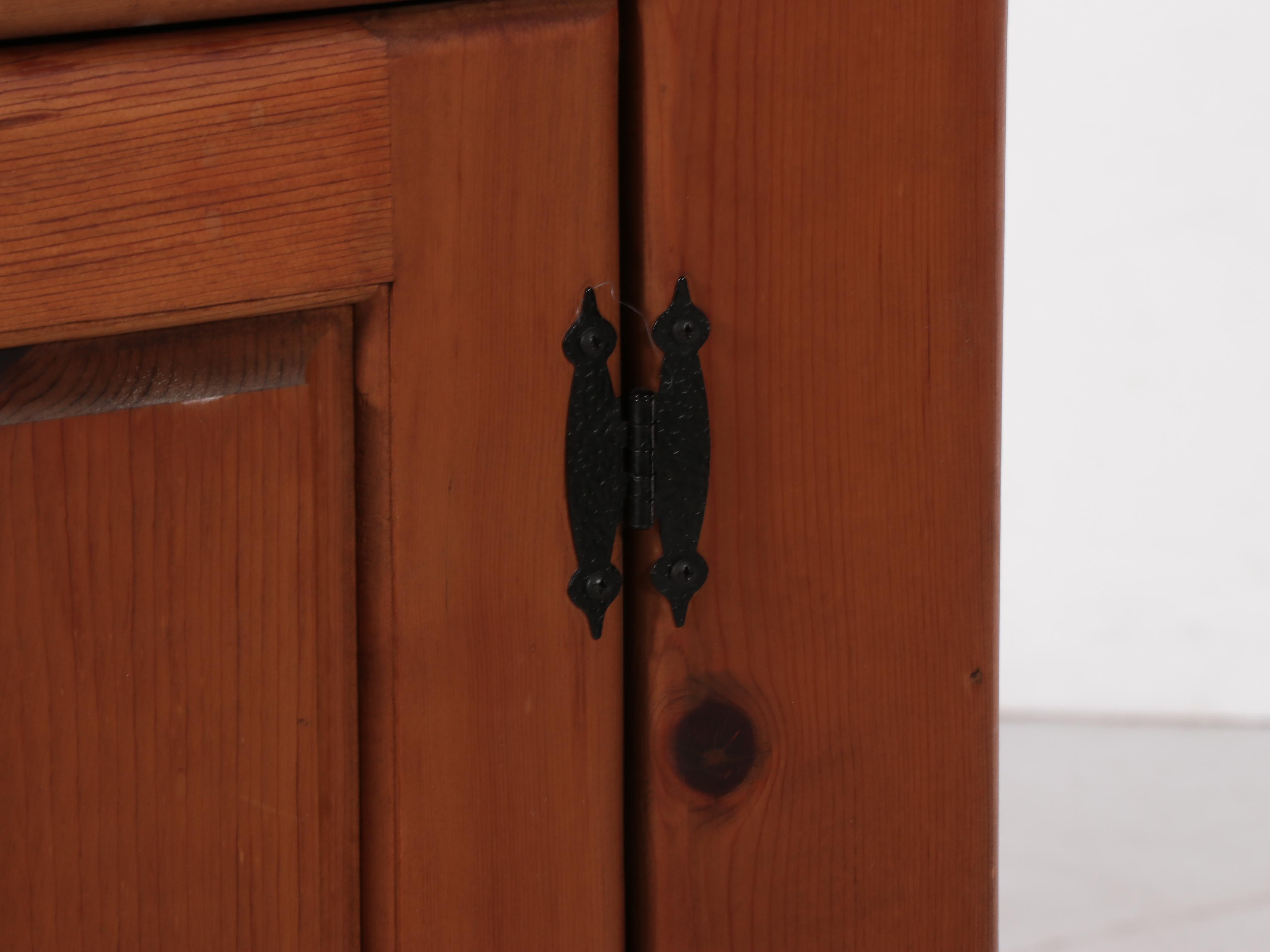 Colonial Style Pine Media Cabinet