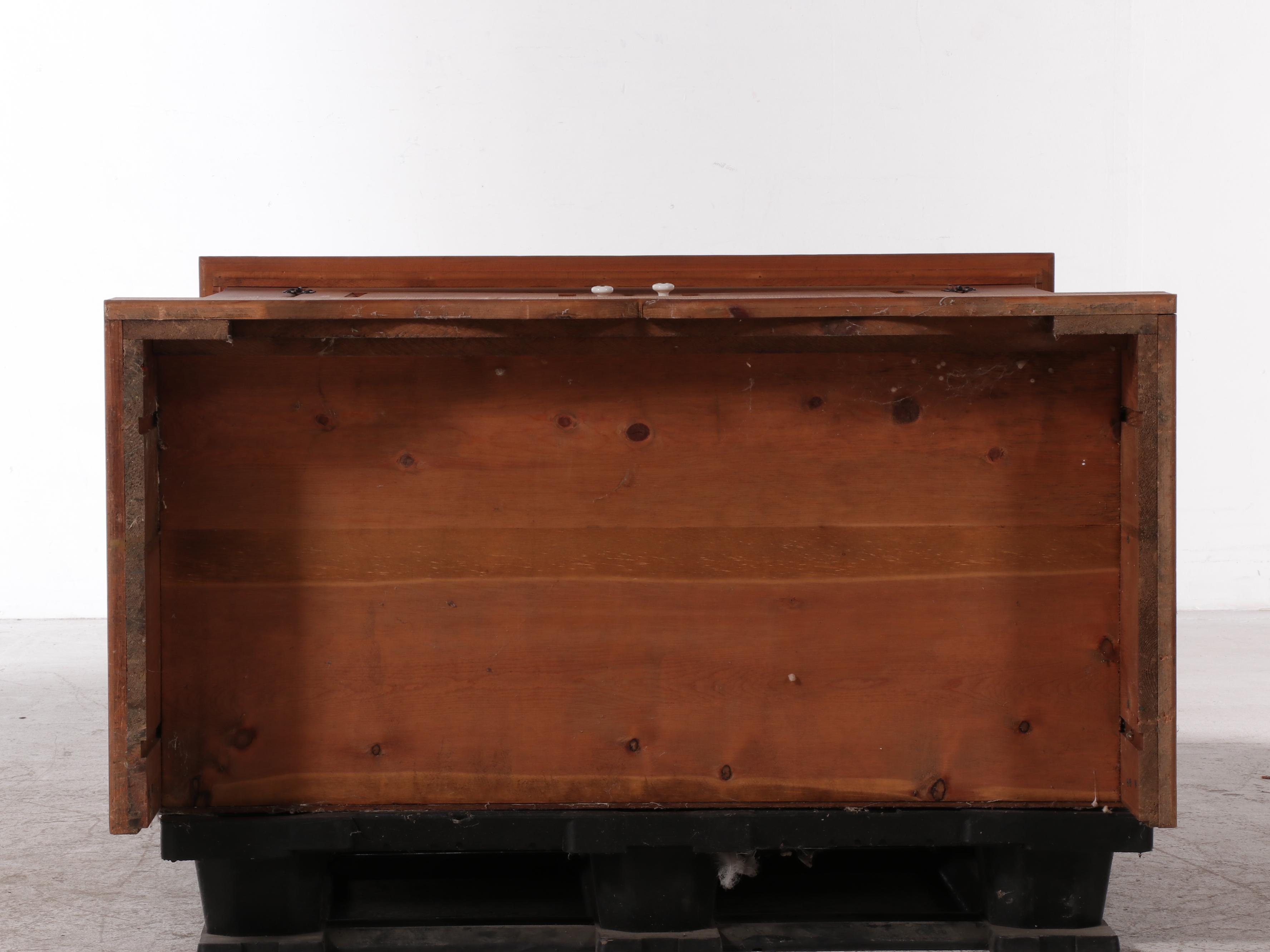 Colonial Style Pine Media Cabinet