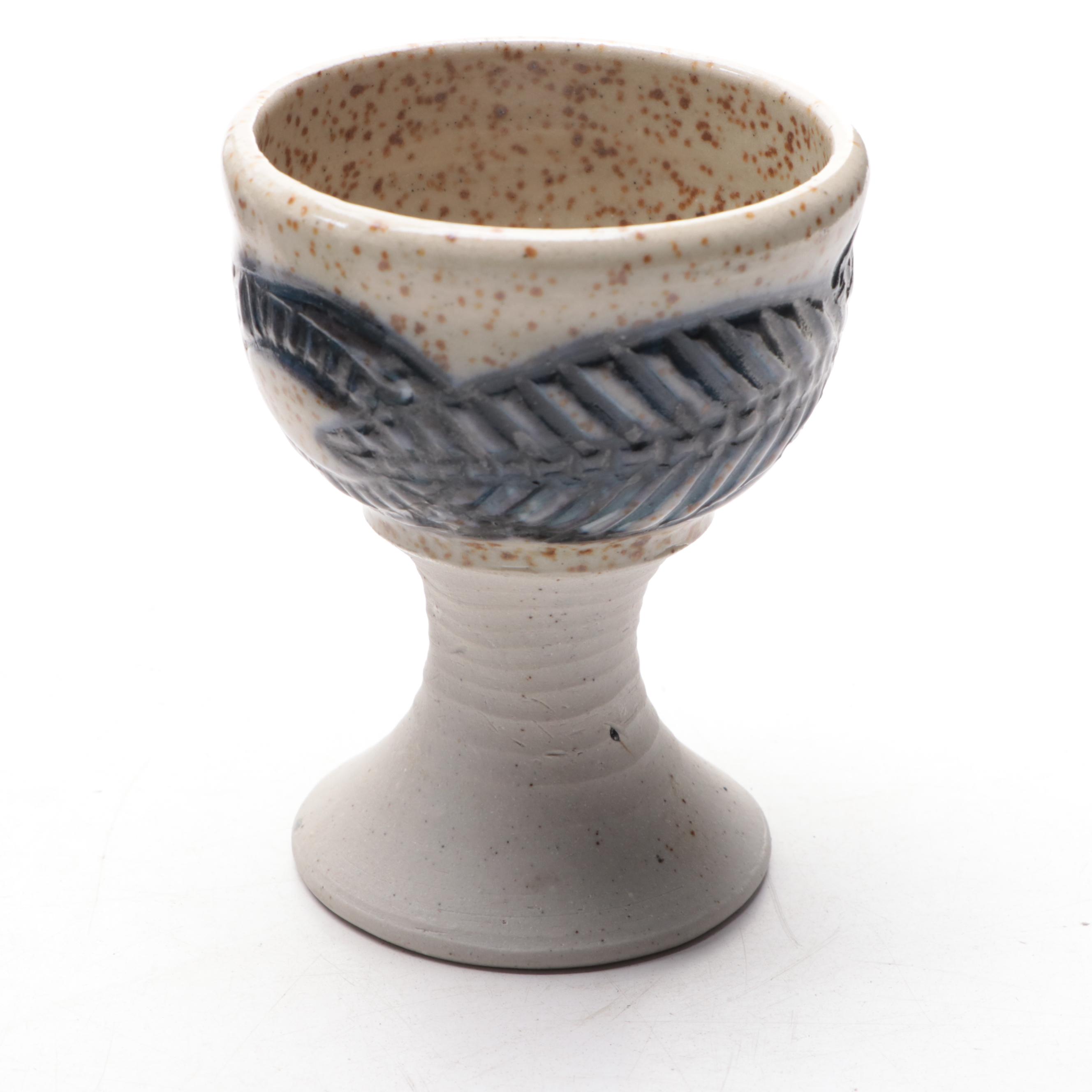 Bastine Pottery Stoneware Pitcher with Other Stoneware Art Pottery