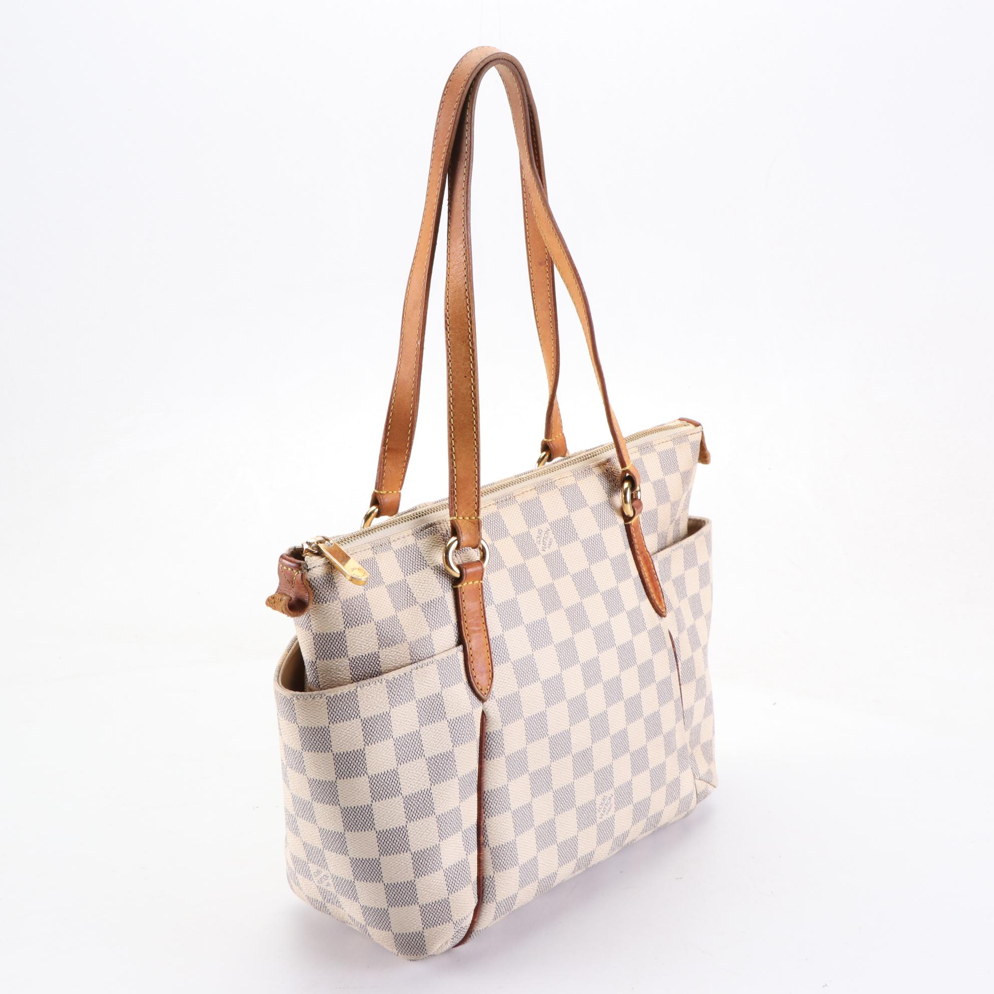 Louis Vuitton Totally PM Bag in Damier Azur Canvas