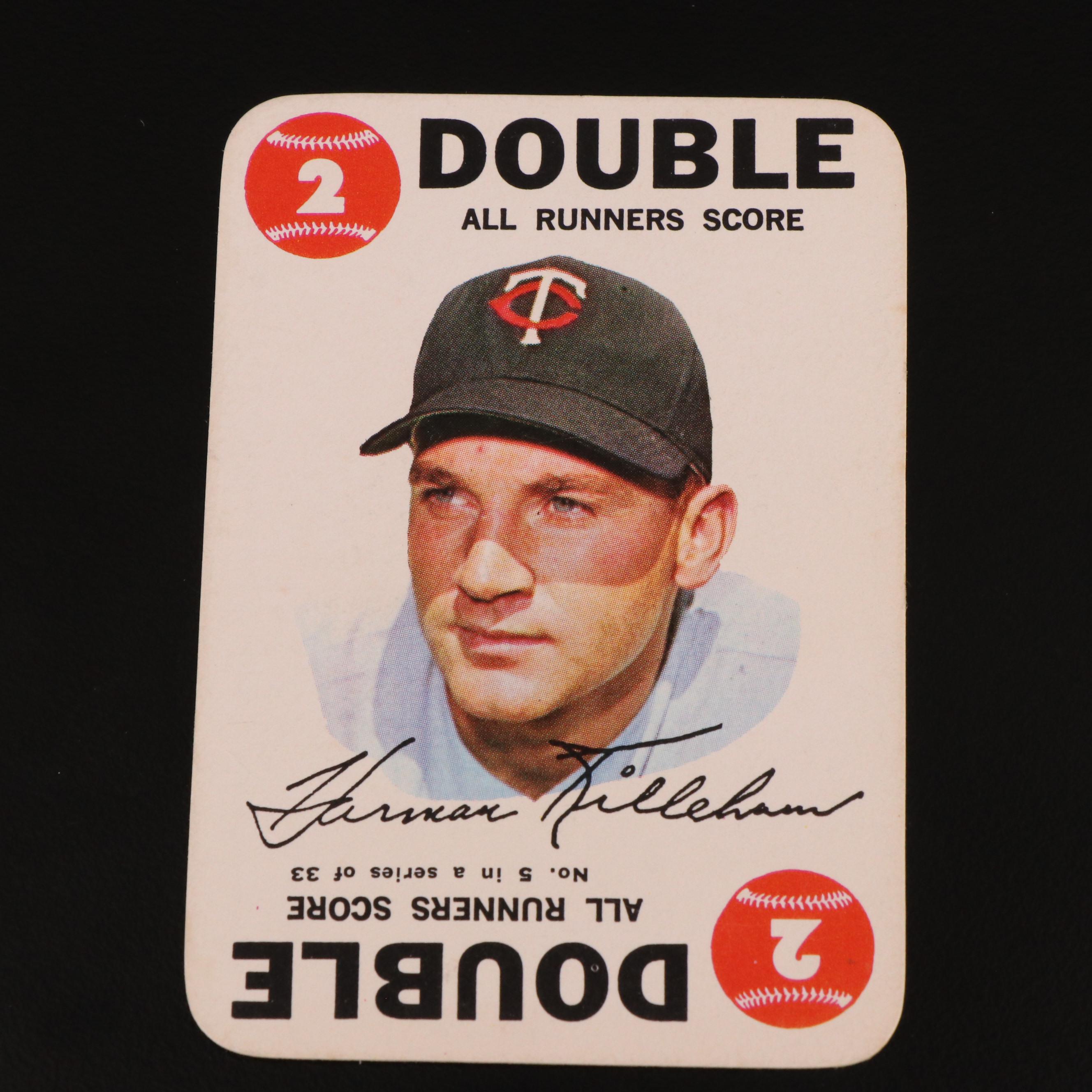 1968 Topps Game Baseball Cards Complete Set with Mantle, Mays and More