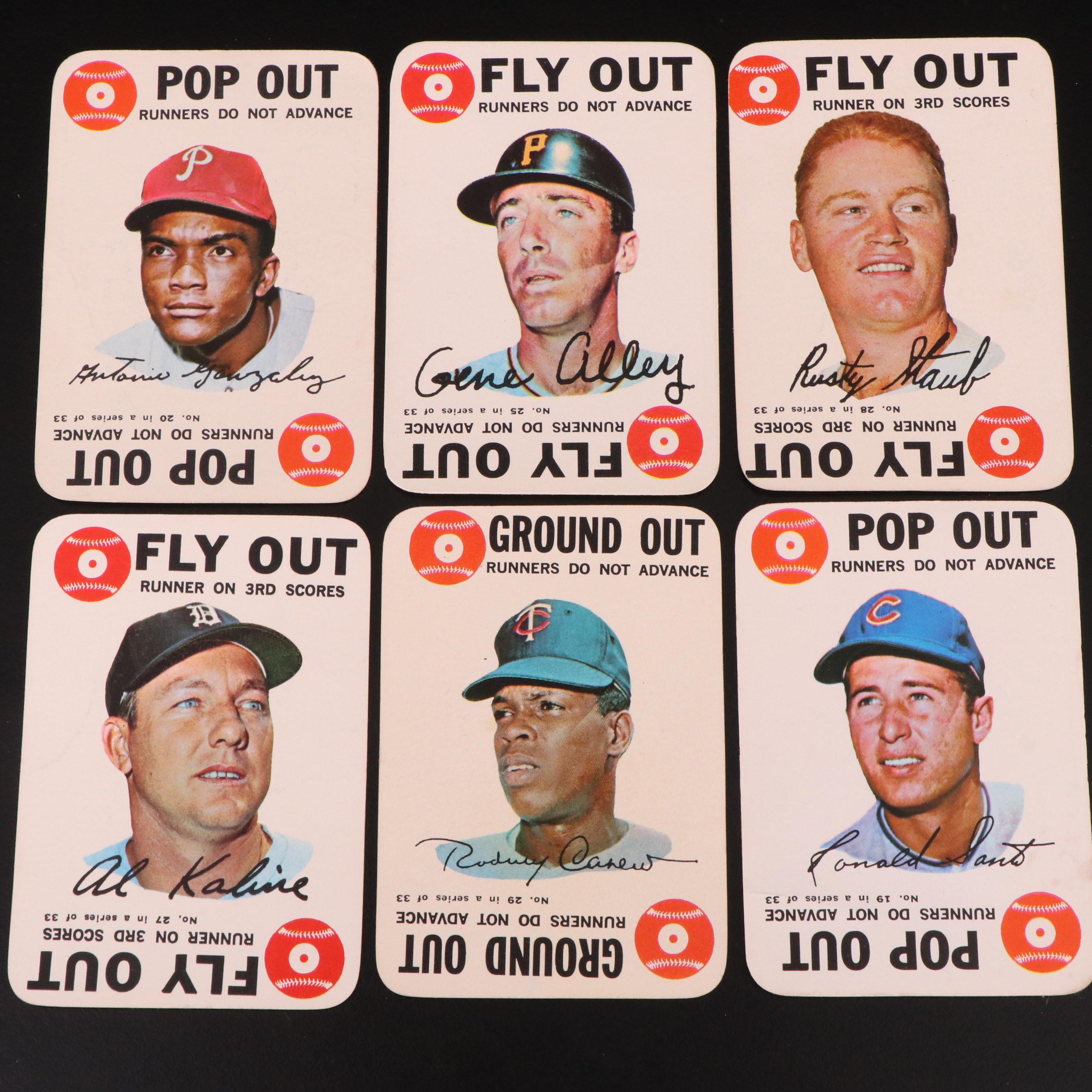 1968 Topps Game Baseball Cards Complete Set with Mantle, Mays and More