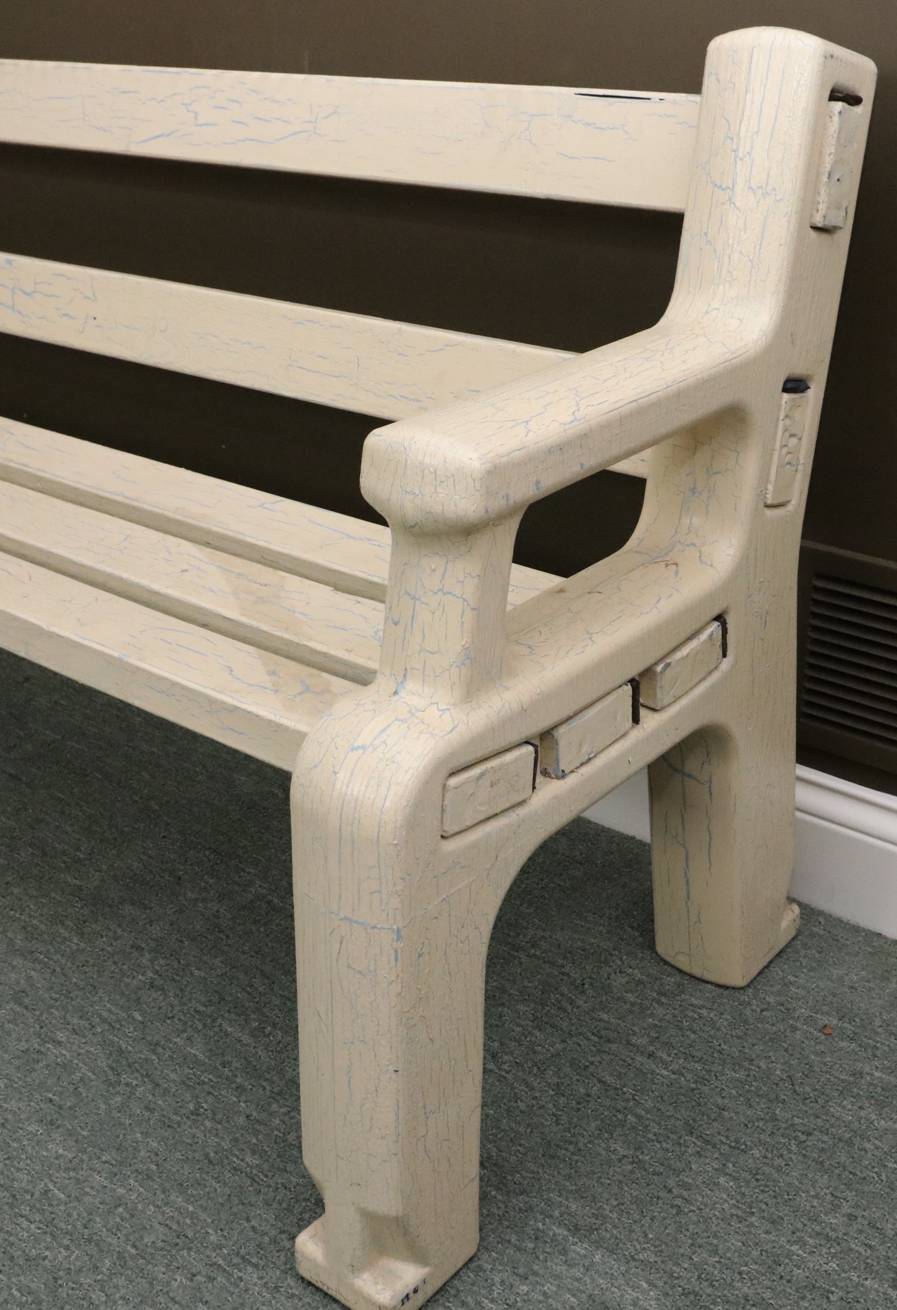 Faux-Painted Composite Bench