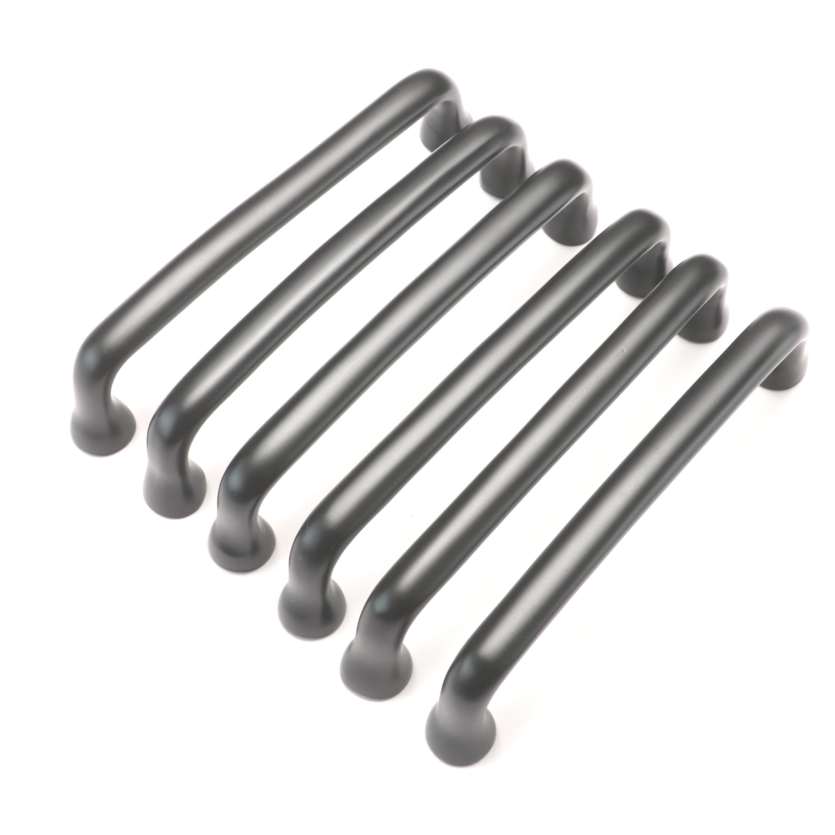 6" Cabinet Pulls in Matte Black Finish