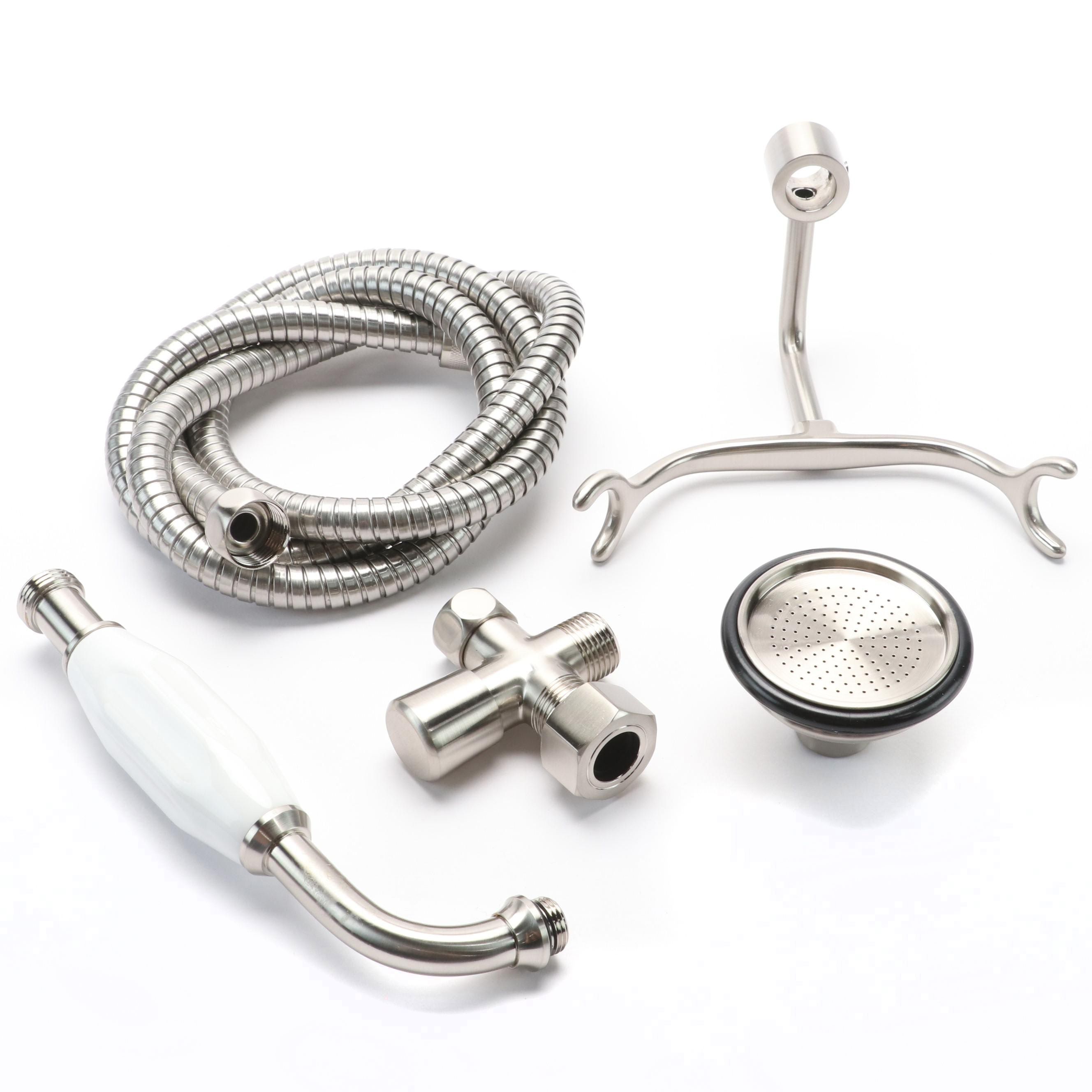 Hand-Held Shower Conversion Kit in Brushed Nickel Finish