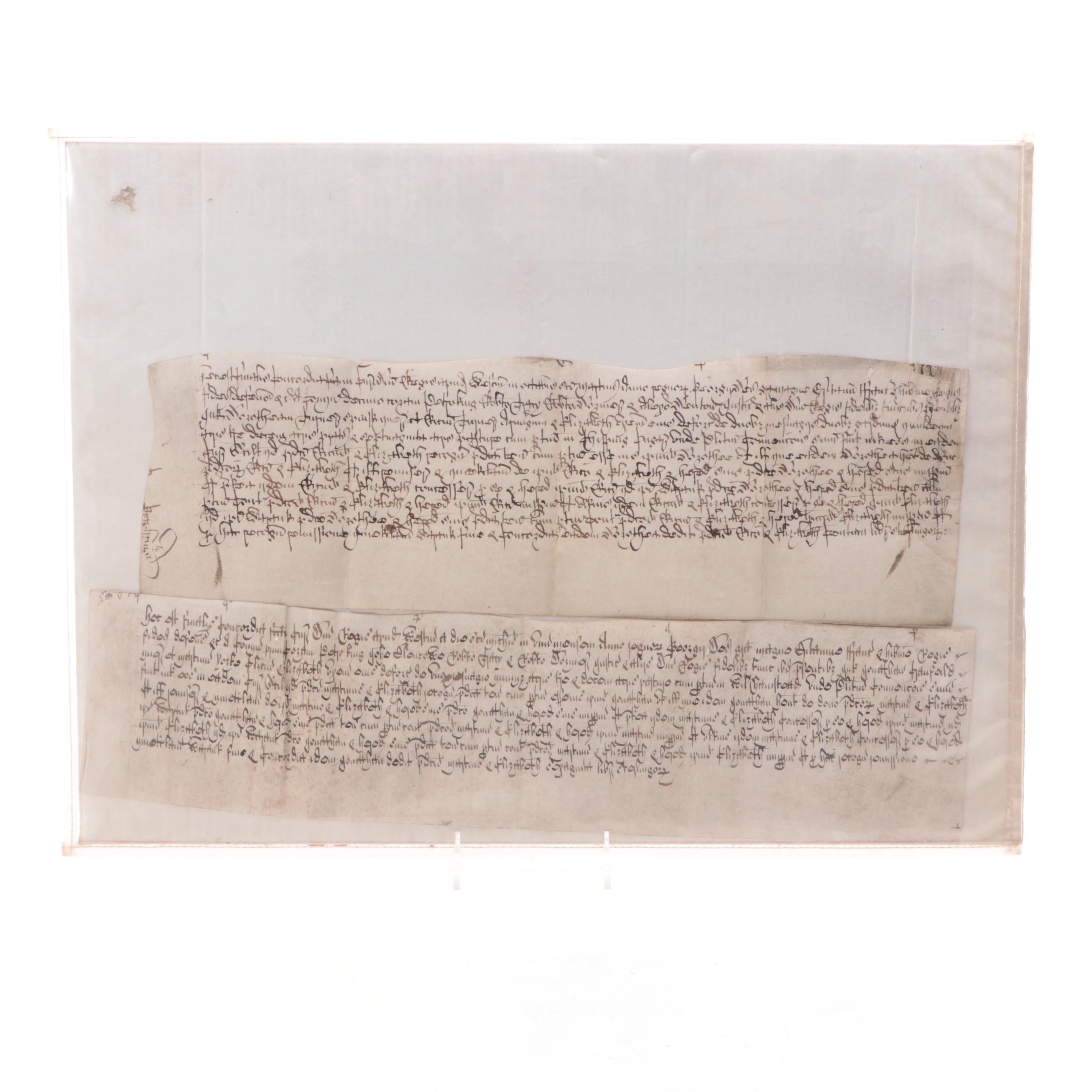Medieval Vellum Documents