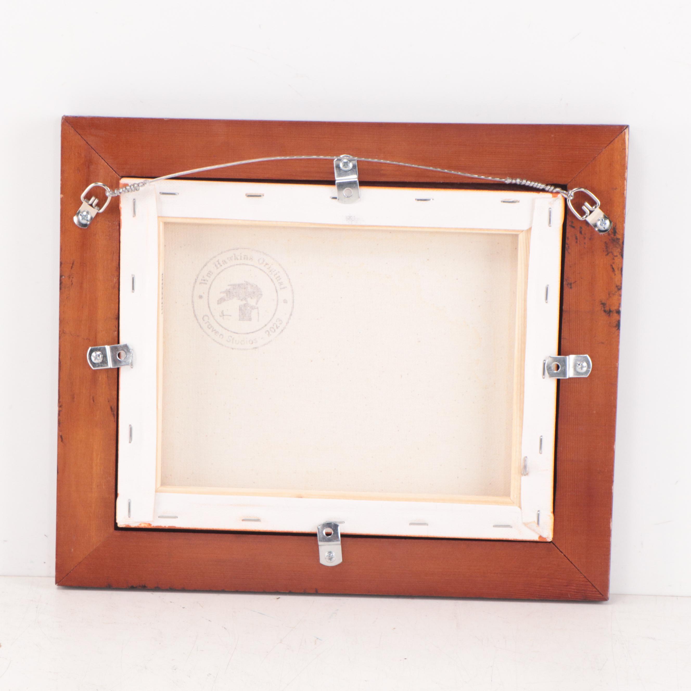 William Hawkins Oil Painting of Clouds Over the Sea, 2023