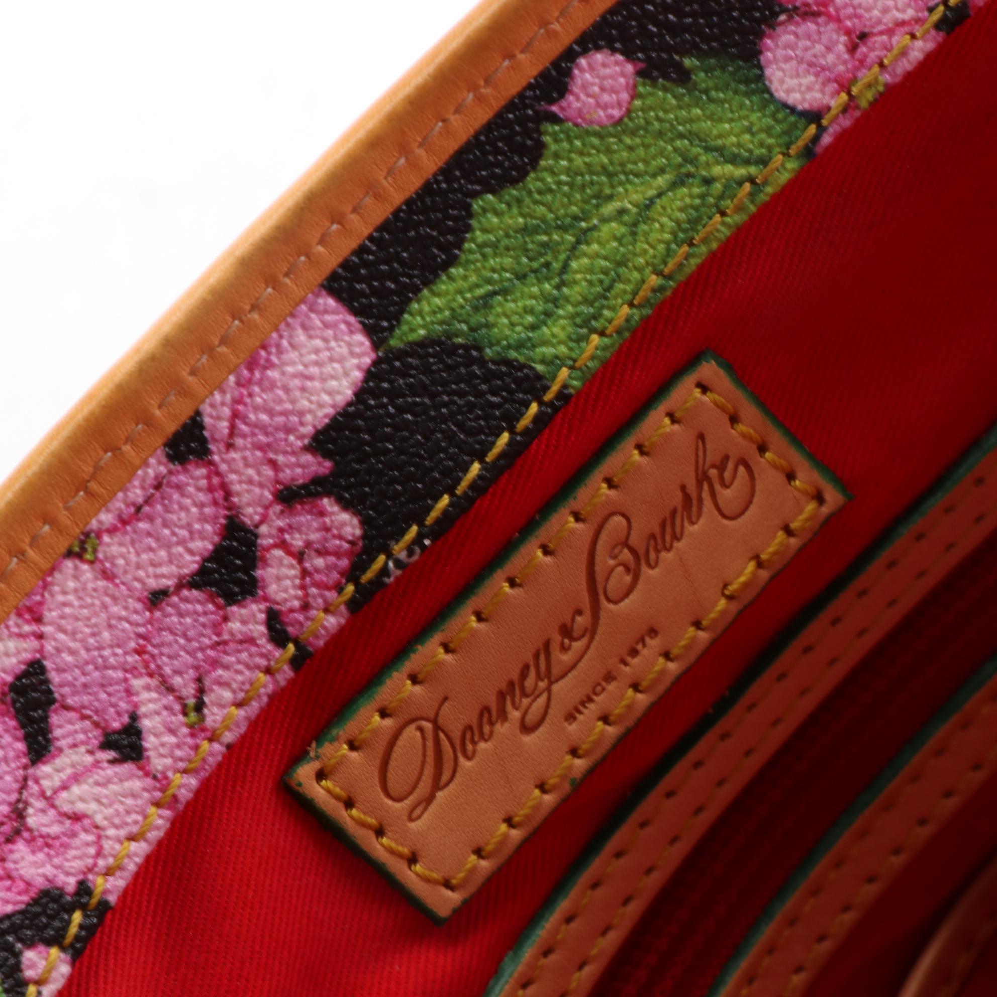 Dooney & Bourke Mini Barlow Leather and Hydrangea Coated Canvas Totes