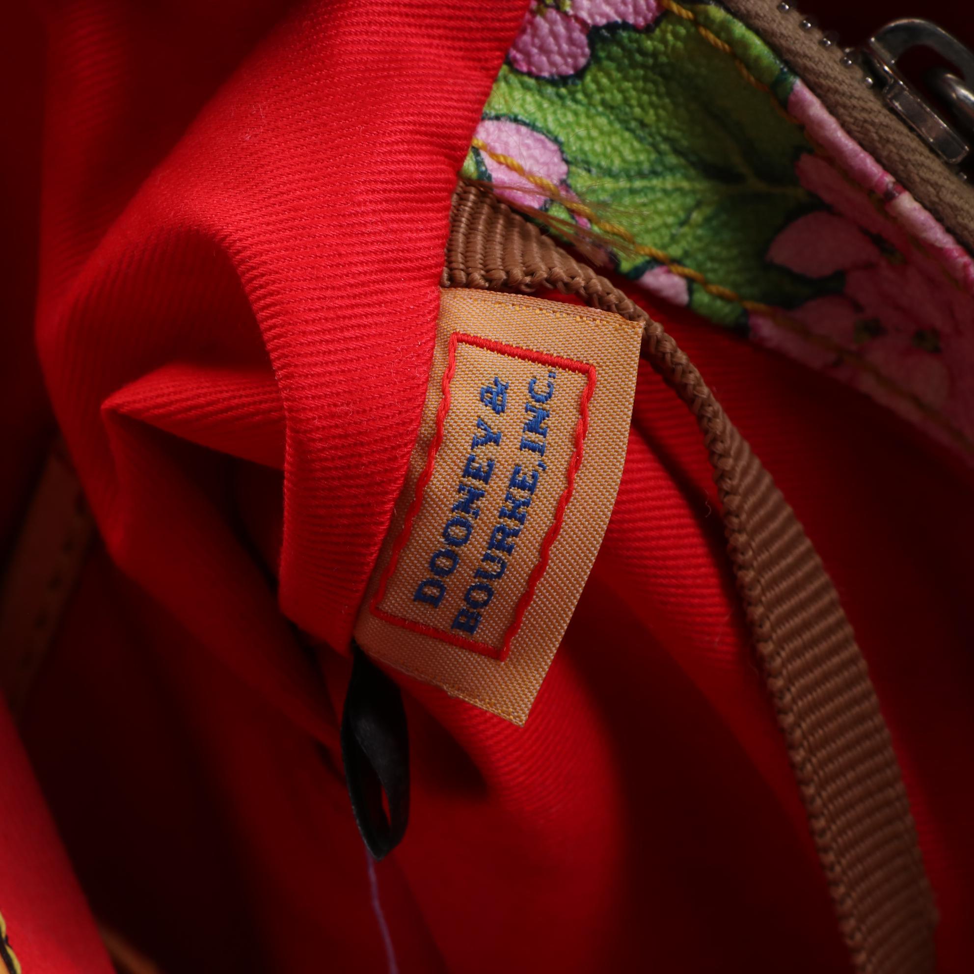 Dooney & Bourke Mini Barlow Leather and Hydrangea Coated Canvas Totes