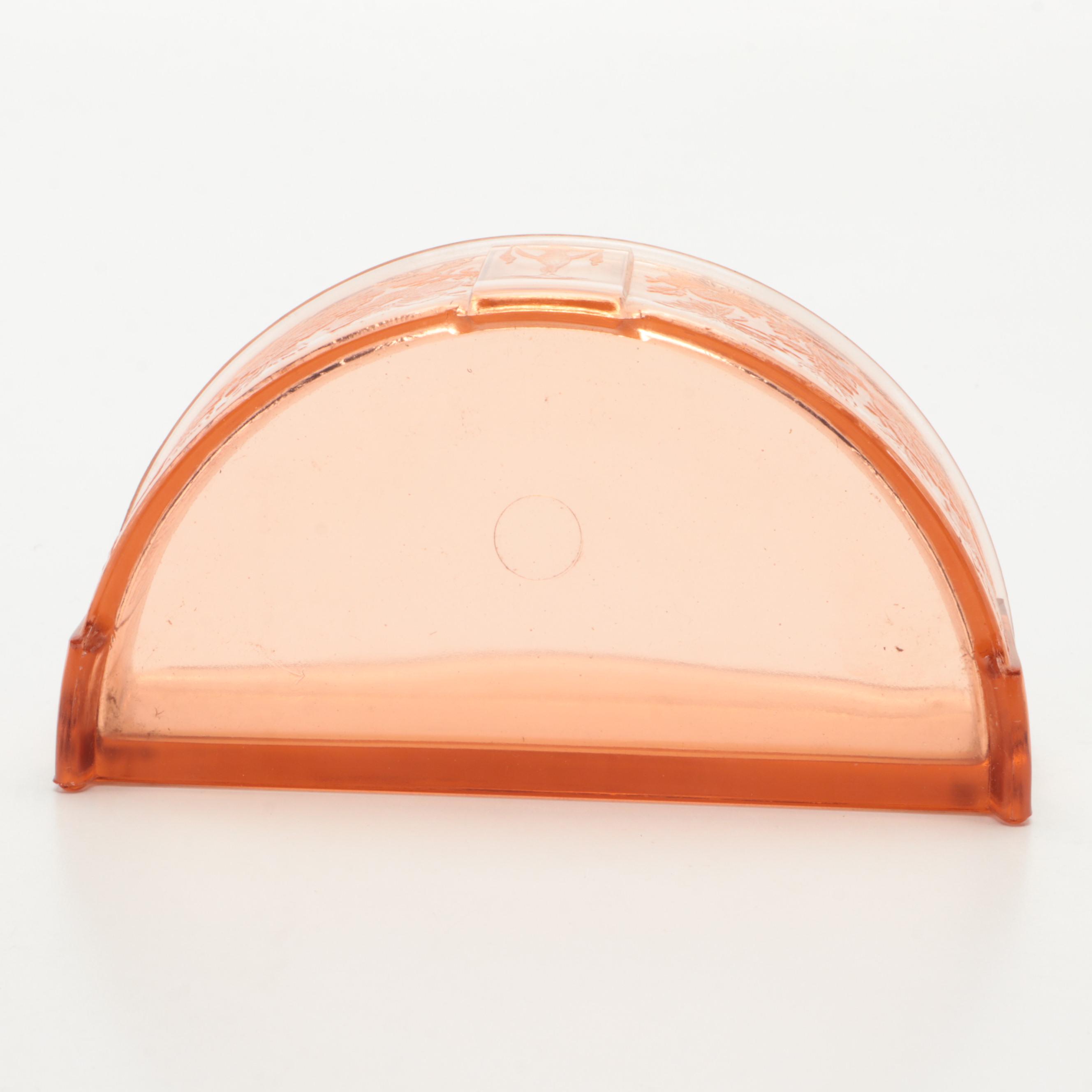 Doris Dorie Paris "Charme Volupte" Pink Art Deco Vanity and Perfume Bottles Set